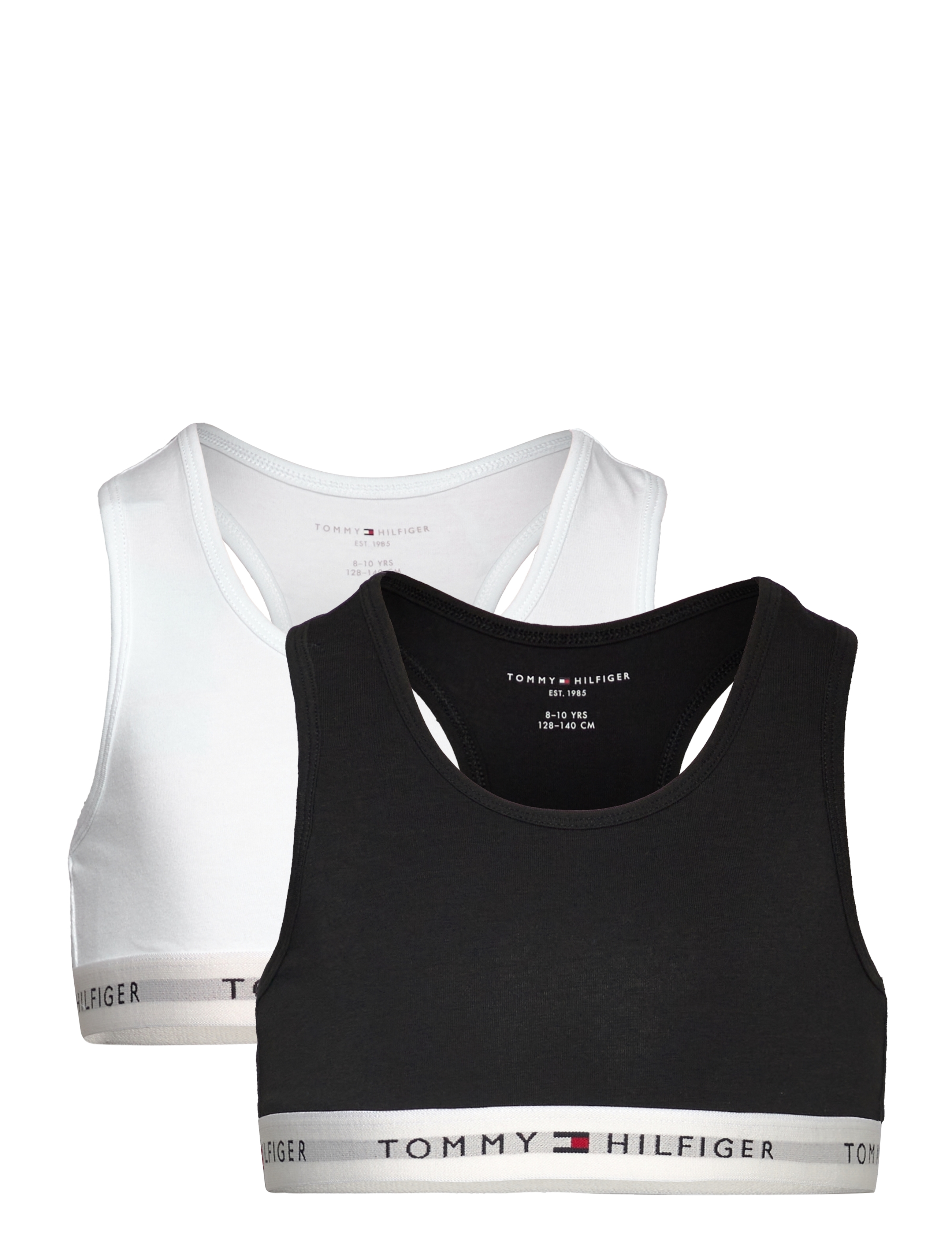 Tommy Hilfiger 2 PK BRALETTE - Undertøj - WHITE BLACK / multi
