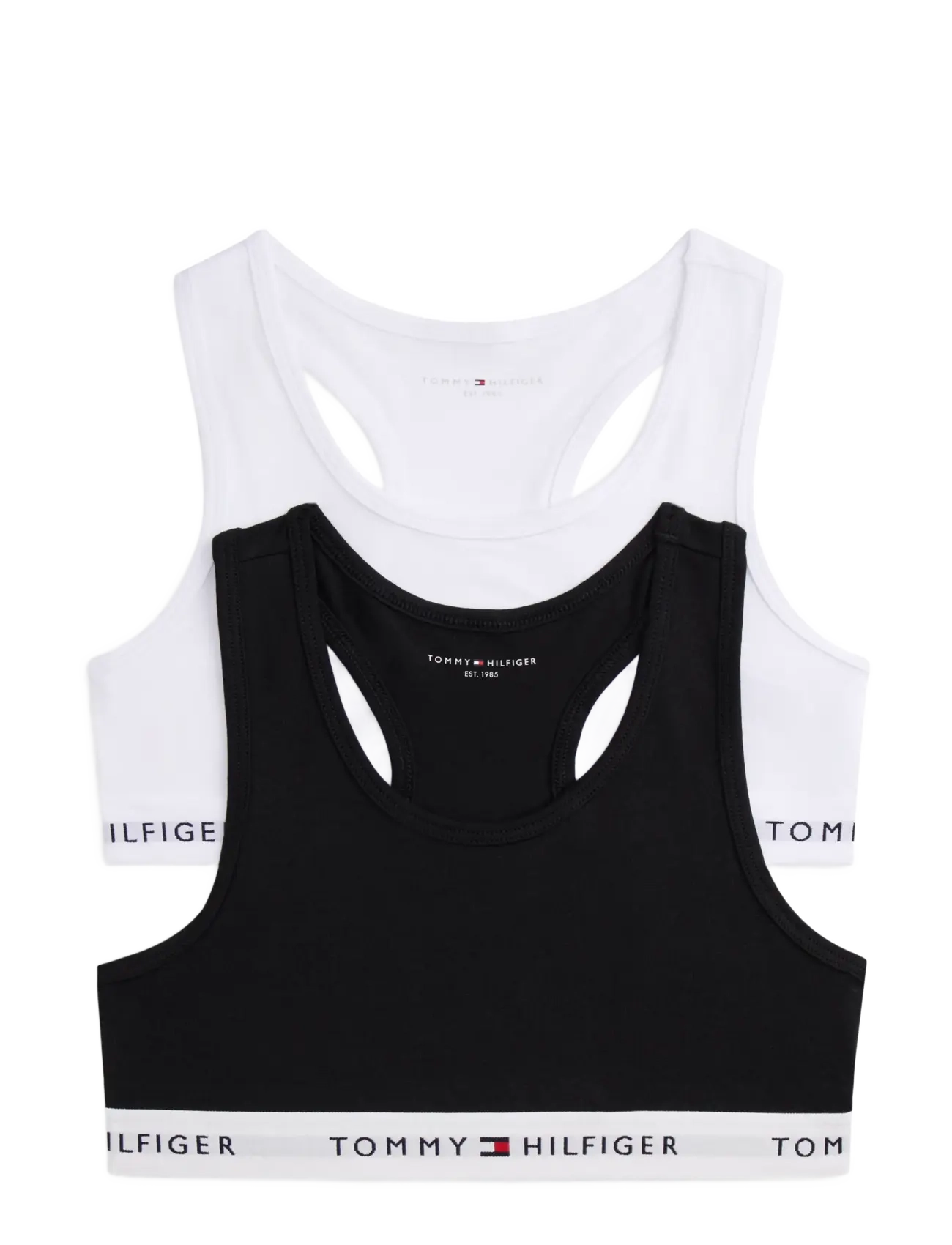 Tommy Hilfiger - 2 PK BRALETTE - gode sommertilbud - white black - 1