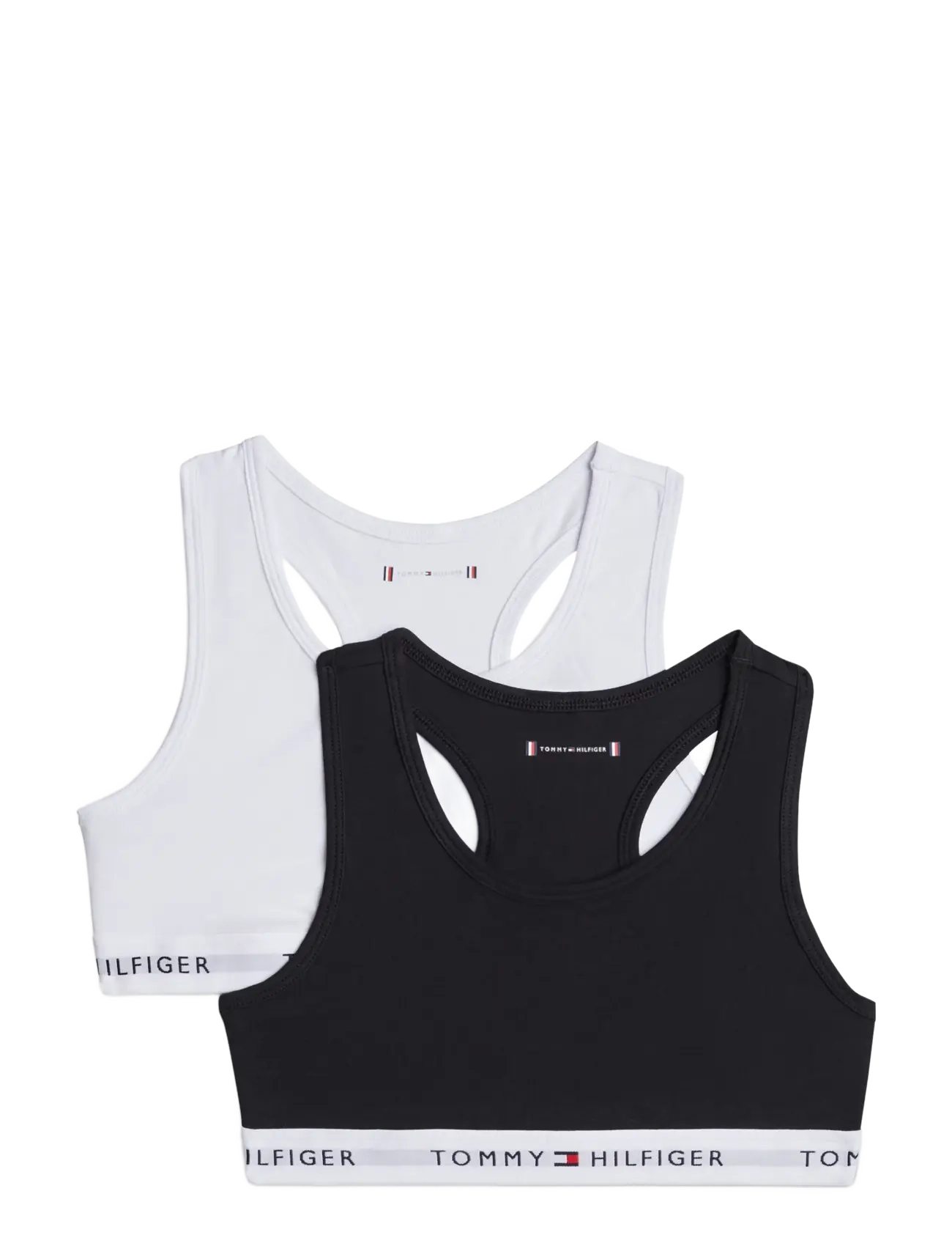 Tommy Hilfiger - 2 PK BRALETTE - gode sommertilbud - white black - 2