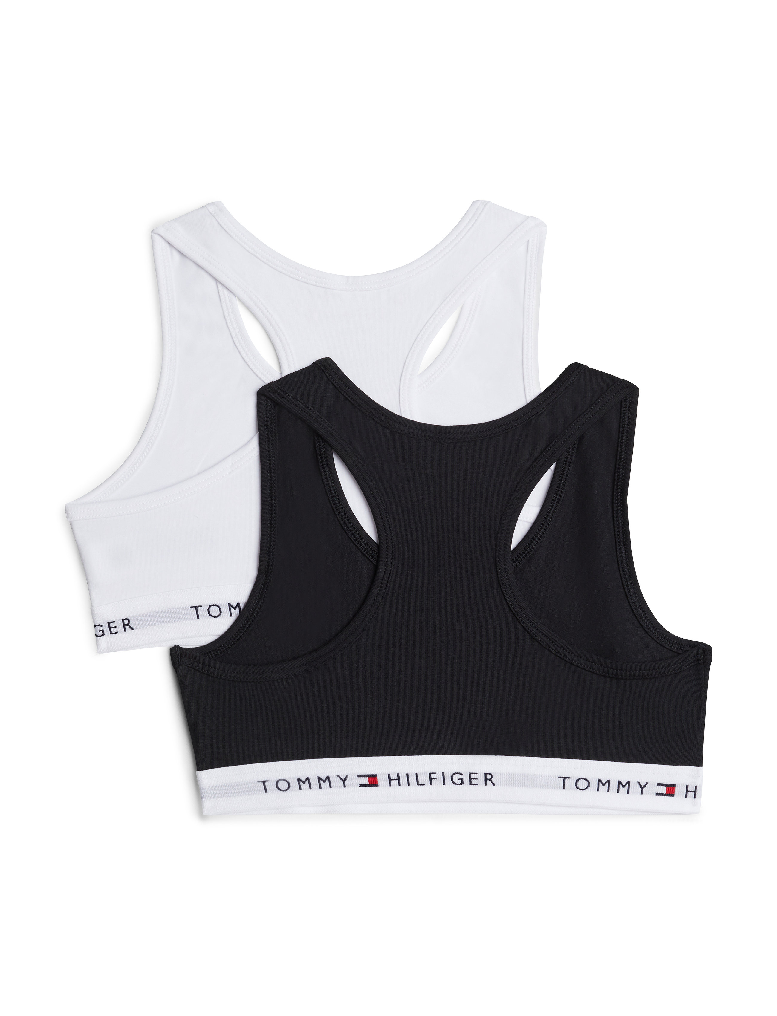 Tommy Hilfiger - 2 PK BRALETTE - oberteile - white black - 1