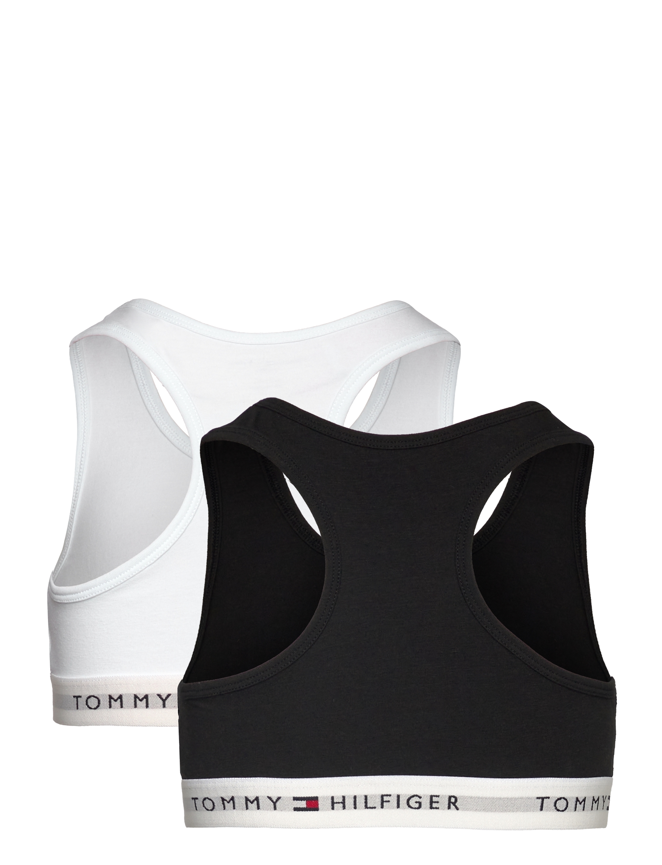 Tommy Hilfiger - 2 PK BRALETTE - oberteile - white black - 2