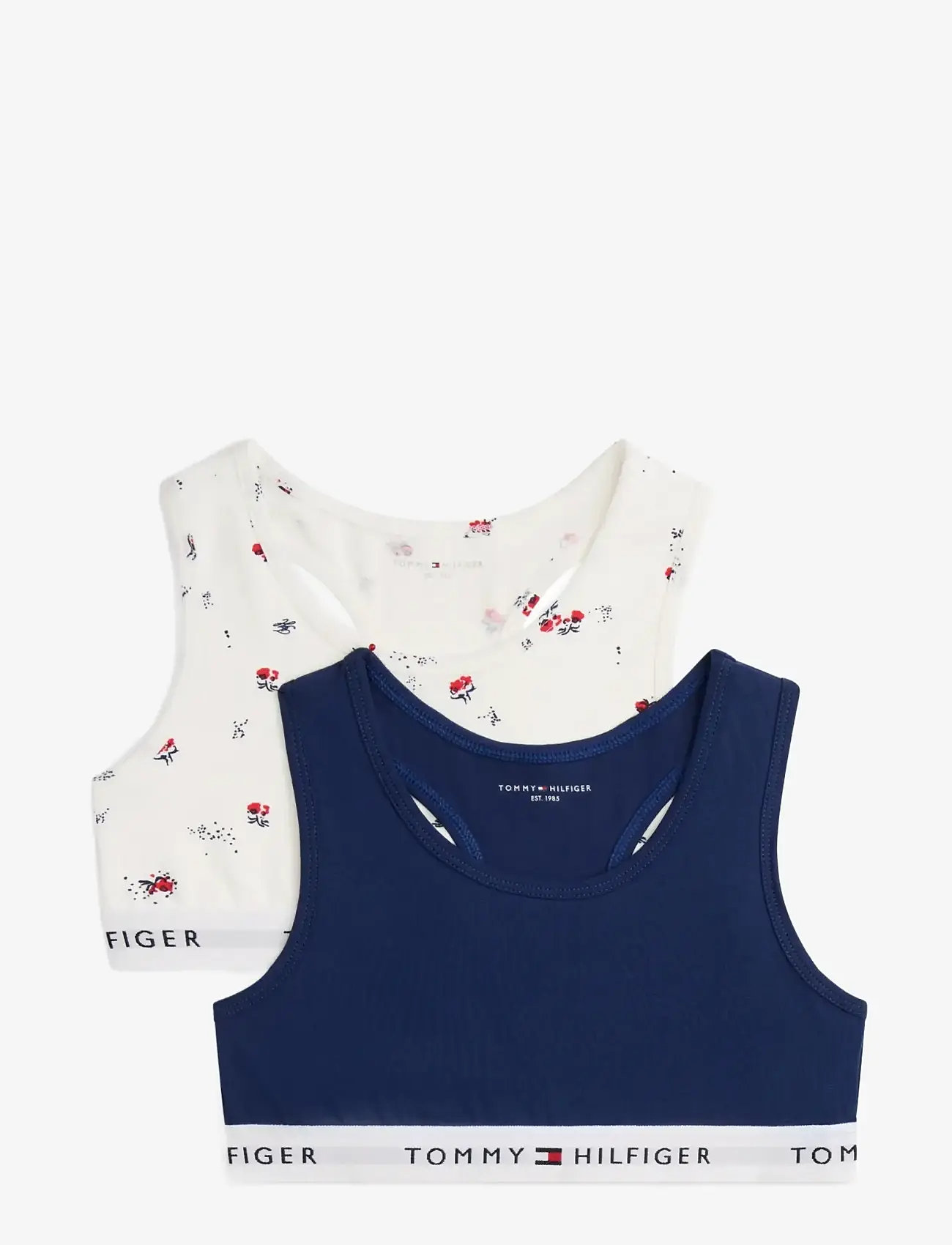Tommy Hilfiger - 2 PK BRALETTE PRINT - overdele - berlitz floral   preppy navy - 0