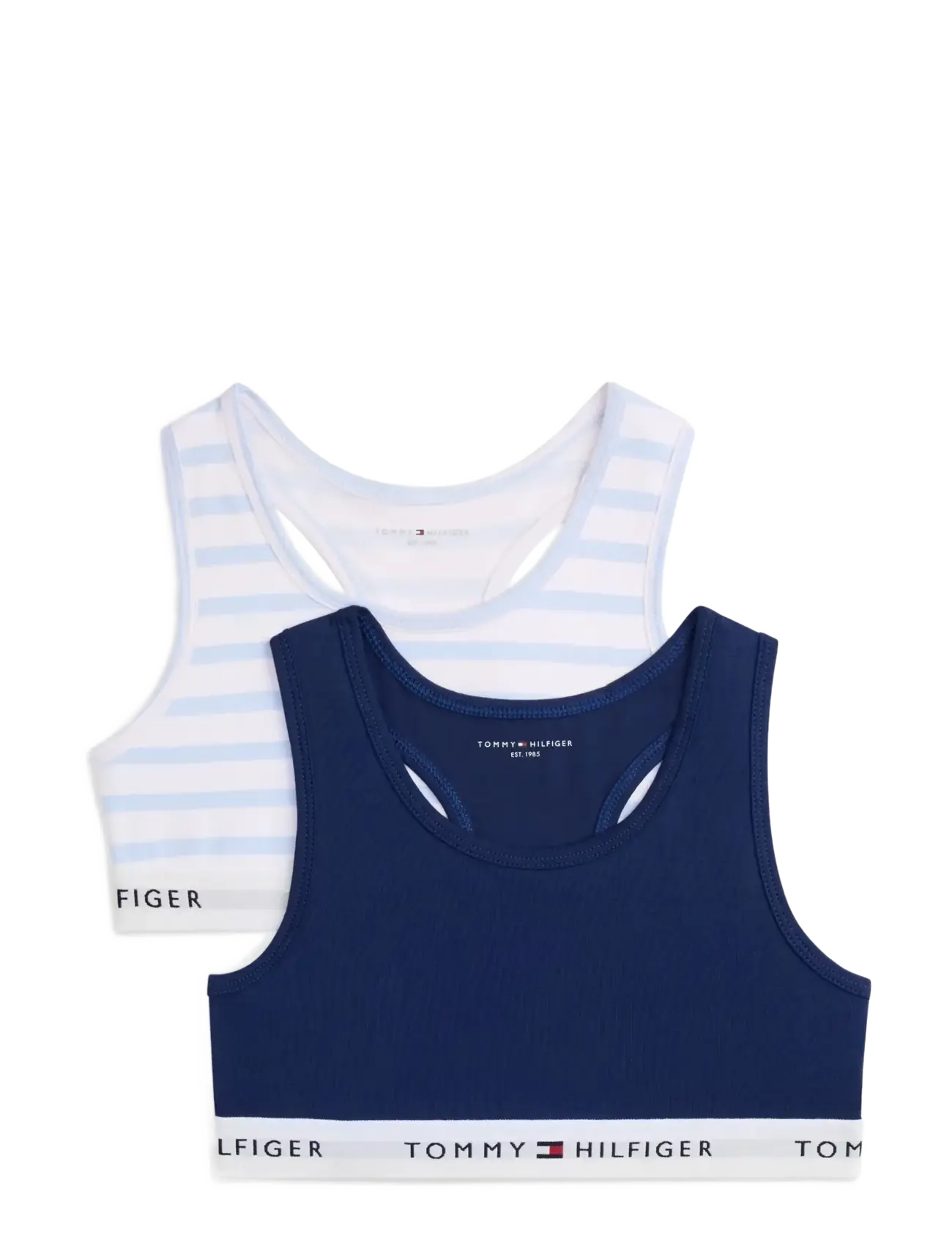 Tommy Hilfiger 2 PK BRALETTE PRINT - Toppar - BRETON BLUE   PREPPY NAVY / navy