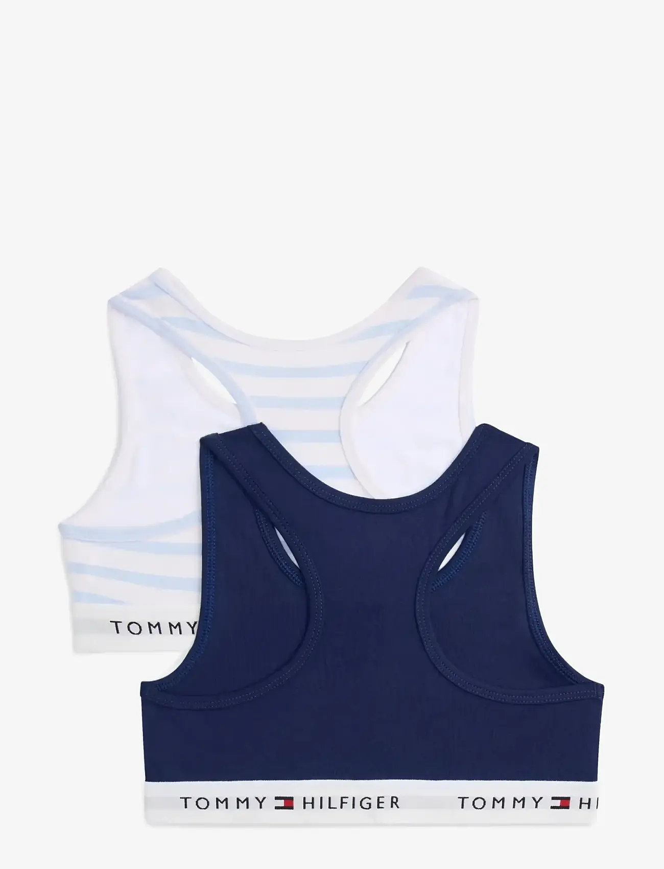 Tommy Hilfiger - 2 PK BRALETTE PRINT - toppar - breton blue   preppy navy - 1