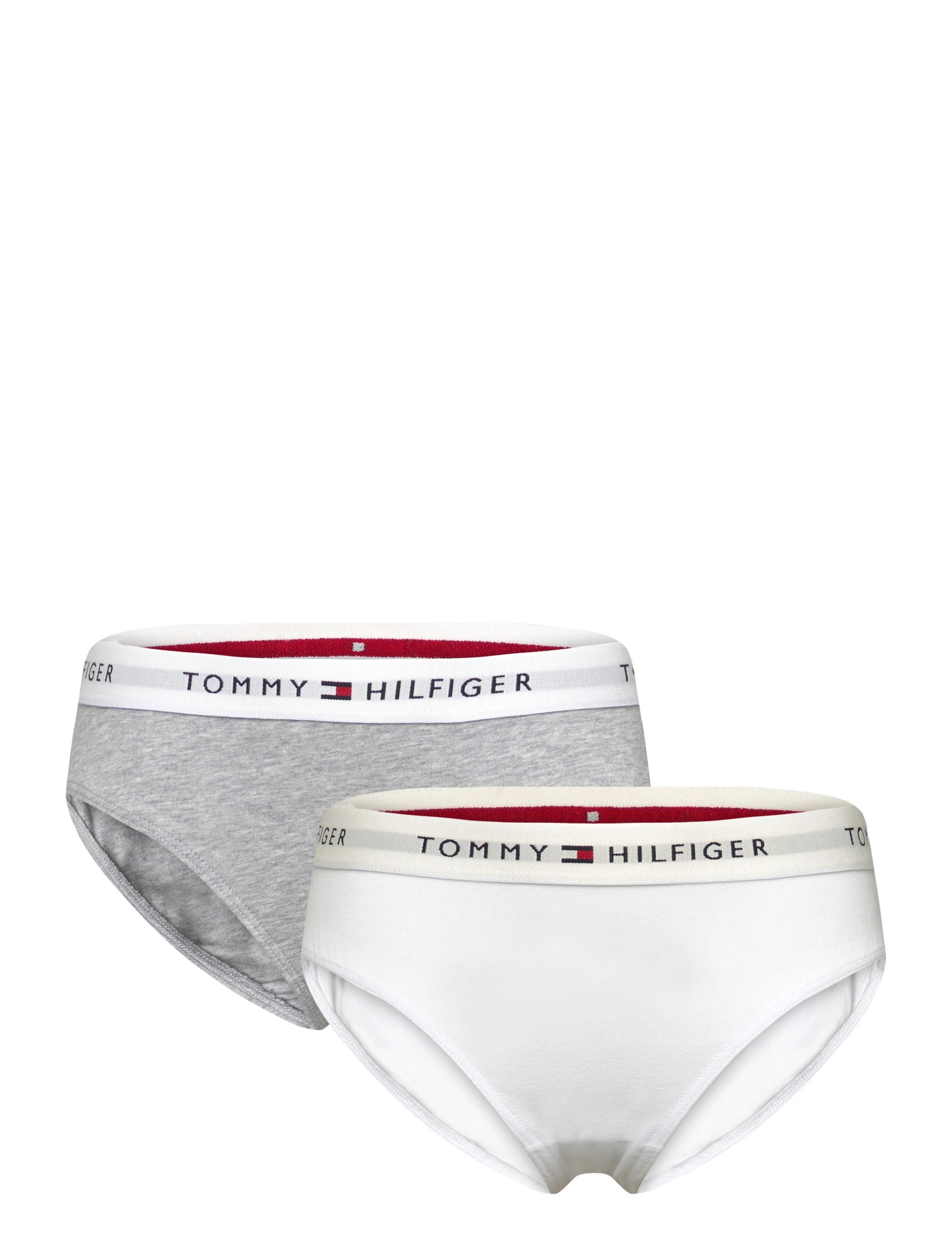 Tommy Hilfiger 2 PK BIKINI - Trosor - WHITE/LIGHT GREY HEATHER / multi