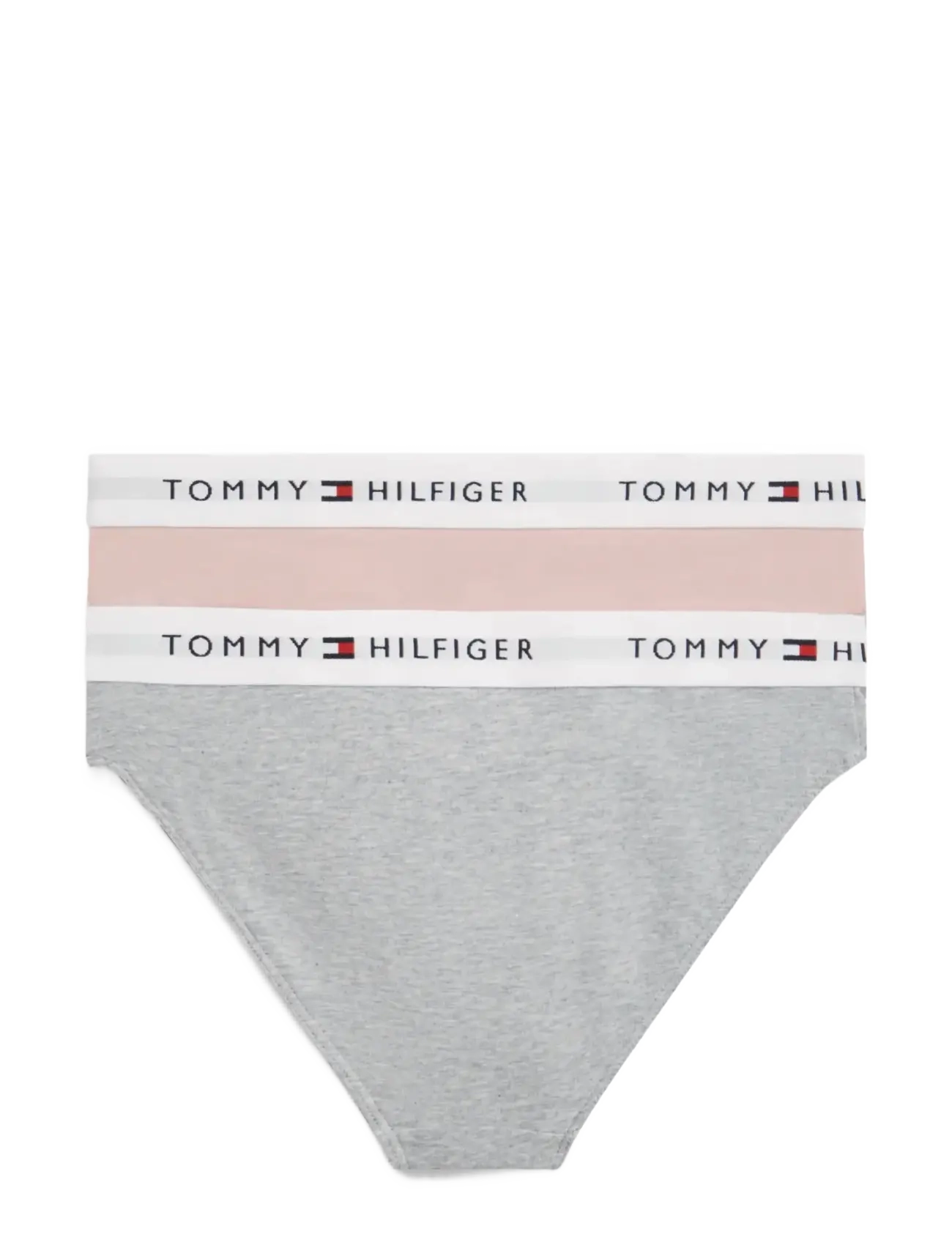 Tommy Hilfiger - 2 PK BIKINI - slipjes - foggy pink   l gry htr - 1