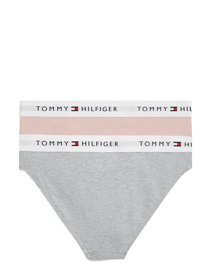 Tommy Hilfiger - 2 PK BIKINI - trosor - foggy pink l gry htr - 1