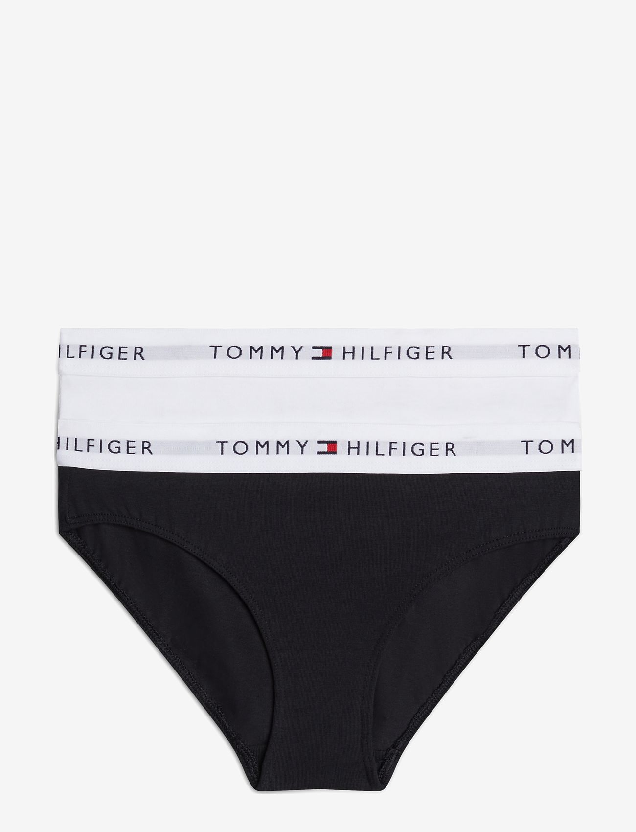 Tommy Hilfiger - 2 PK BIKINI - biksītes - white black - 0