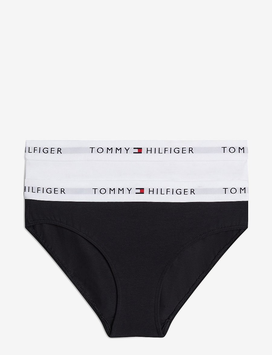 Tommy Hilfiger - 2 PK BIKINI - doły - white black - 0
