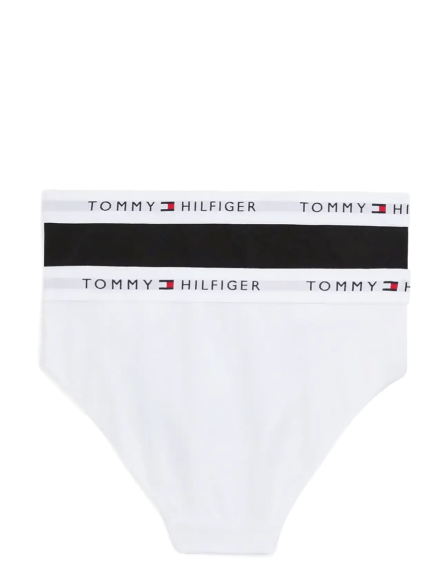 Tommy Hilfiger - 2 PK BIKINI - doły - white black - 1