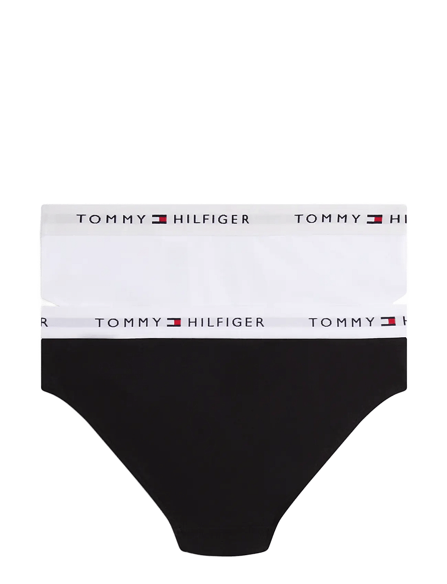 Tommy Hilfiger - 2 PK BIKINI - doły - white black - 2