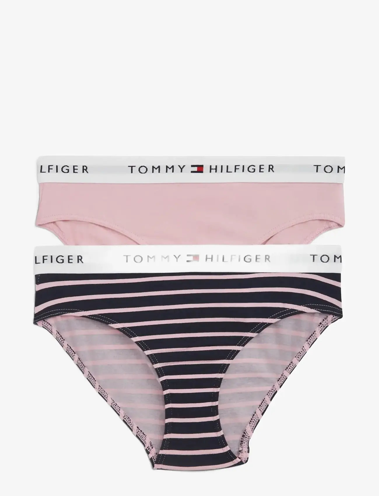 Tommy Hilfiger - 2 PK BIKINI PRINT - panties - bonita pink   breton navy - 0