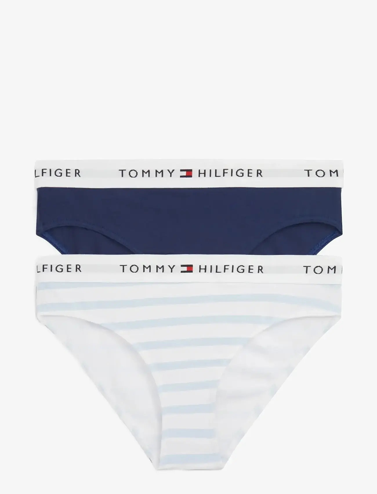 Tommy Hilfiger - 2 PK BIKINI PRINT - trusser - breton blue   preppy navy - 0