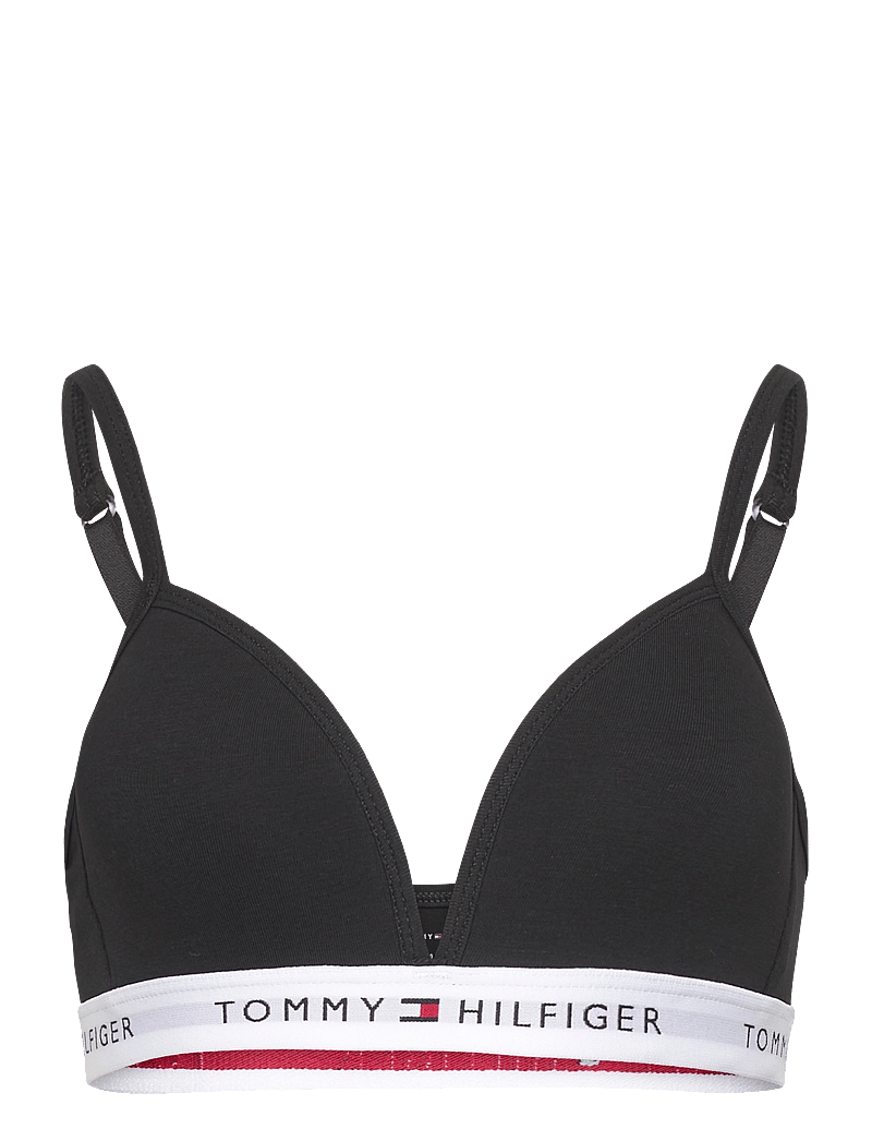 Tommy Hilfiger - TRIANGLE BRA FIXED FOAM - oberteile - black - 0