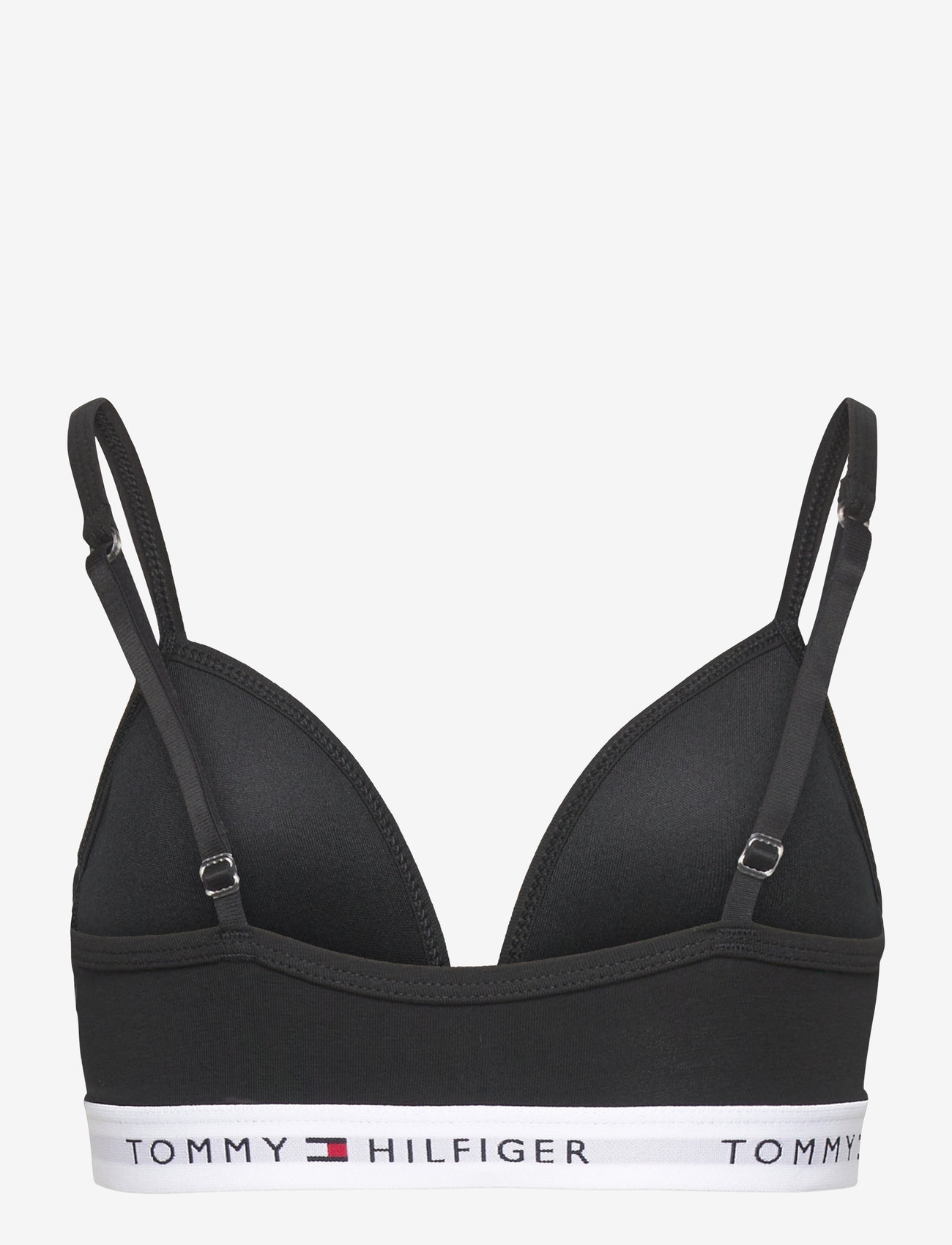 Tommy Hilfiger - TRIANGLE BRA FIXED FOAM - tops - black - 1
