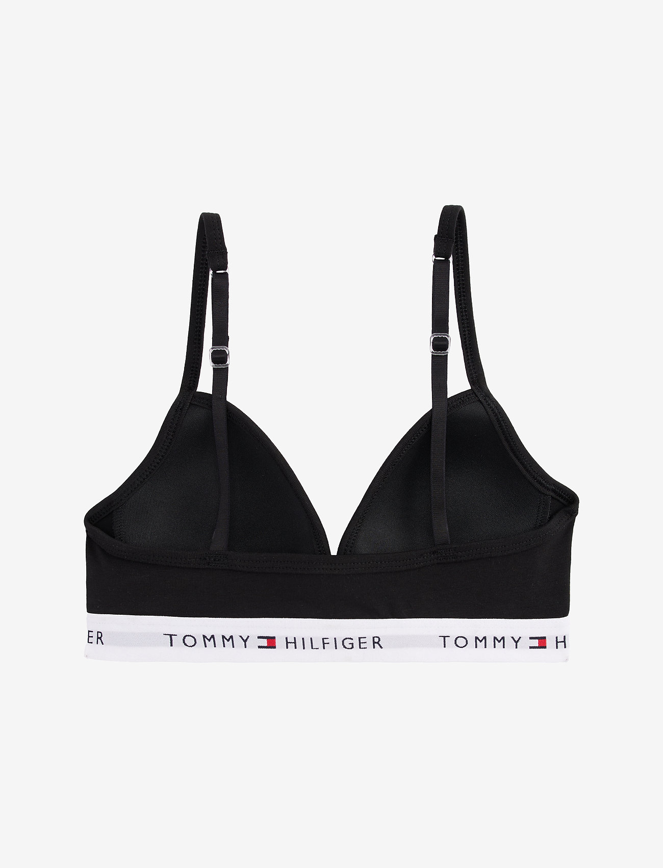 Tommy Hilfiger - TRIANGLE BRA FIXED FOAM - tops - black - 4