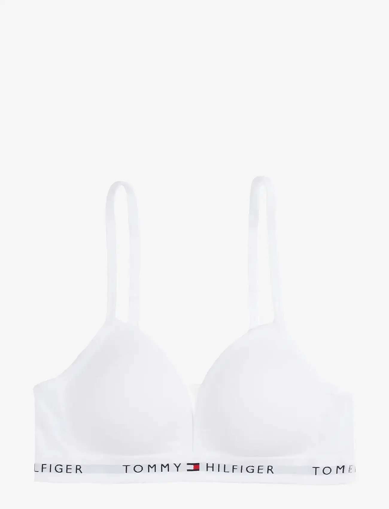 Tommy Hilfiger - TRIANGLE BRA FIXED FOAM - herbstliche kleidung - white - 0