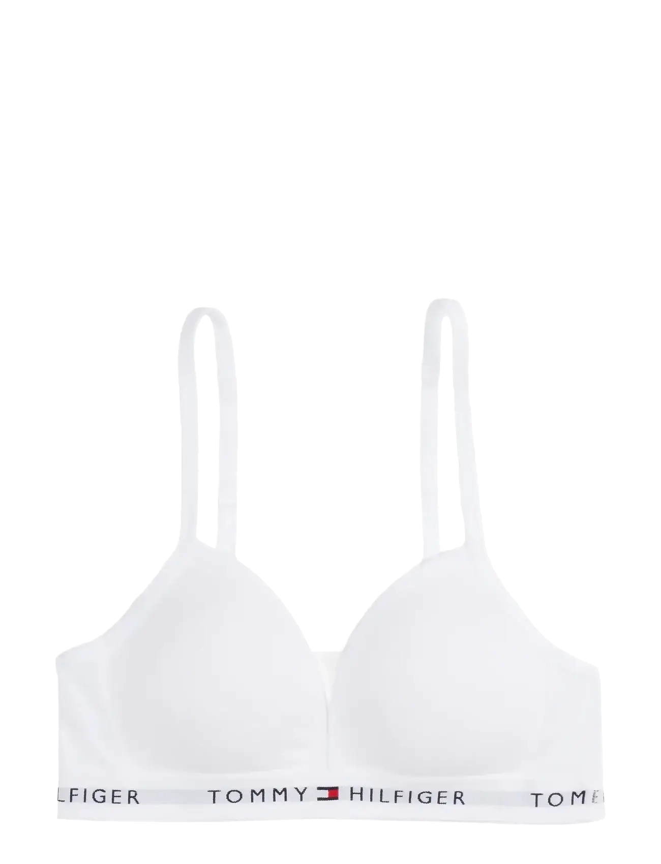 Tommy Hilfiger TRIANGLE BRA FIXED FOAM - Overdele - WHITE / white
