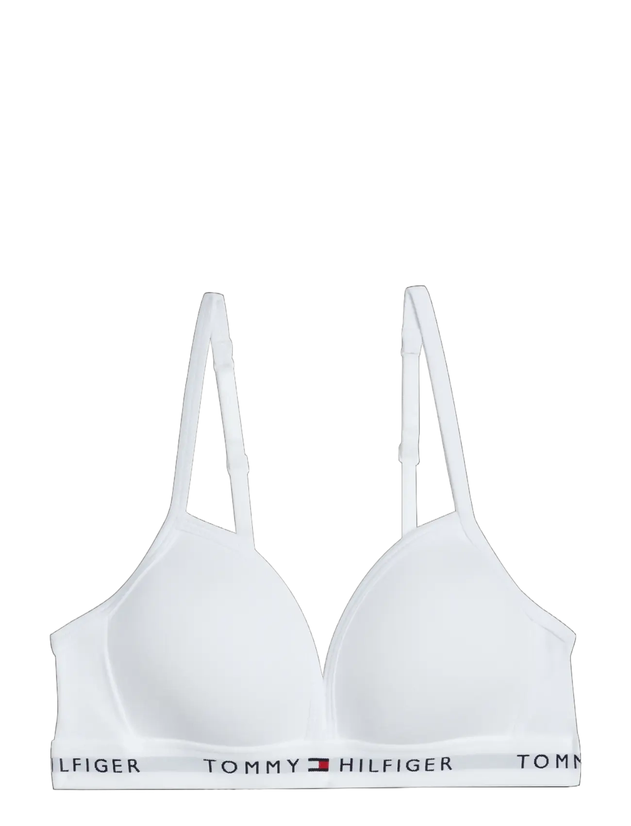 Tommy Hilfiger TRIANGLE BRA FIXED FOAM - Overdele - WHITE / white