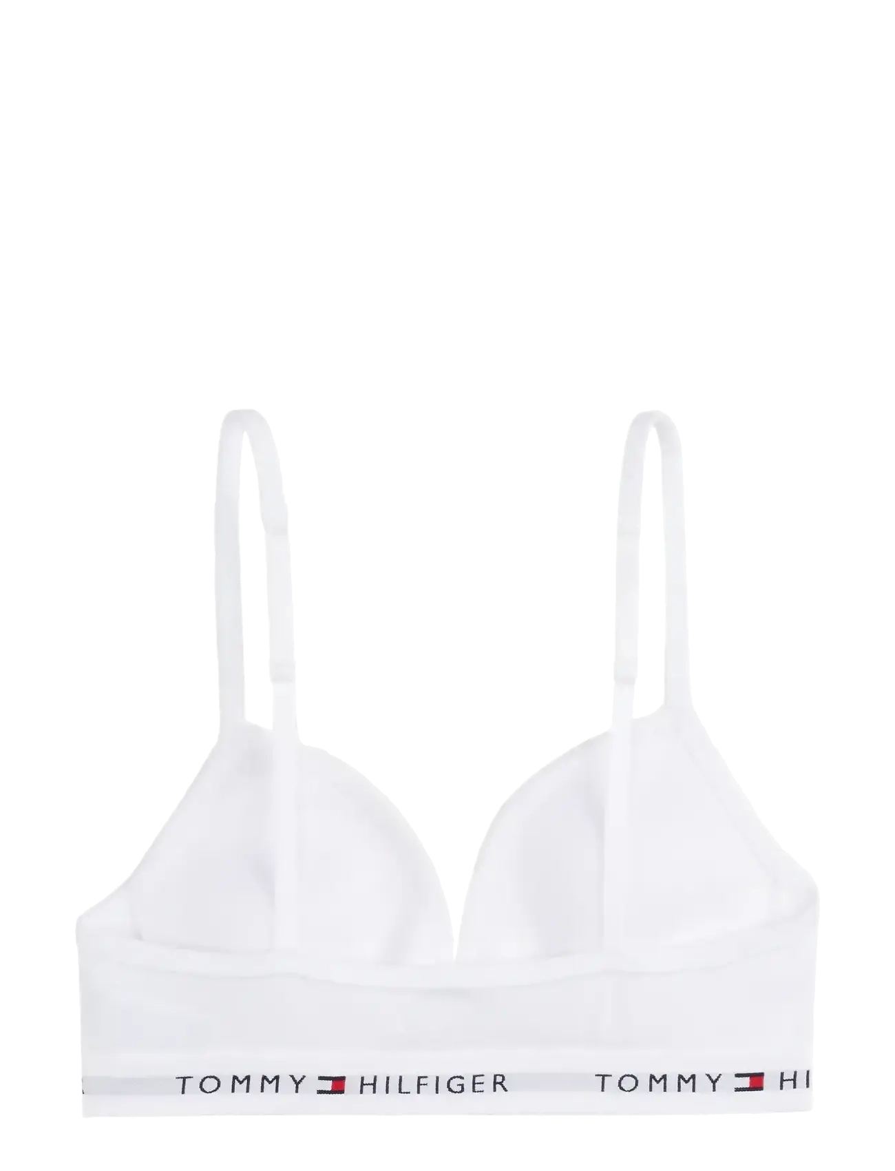 Tommy Hilfiger - TRIANGLE BRA FIXED FOAM - oberteile - white - 1