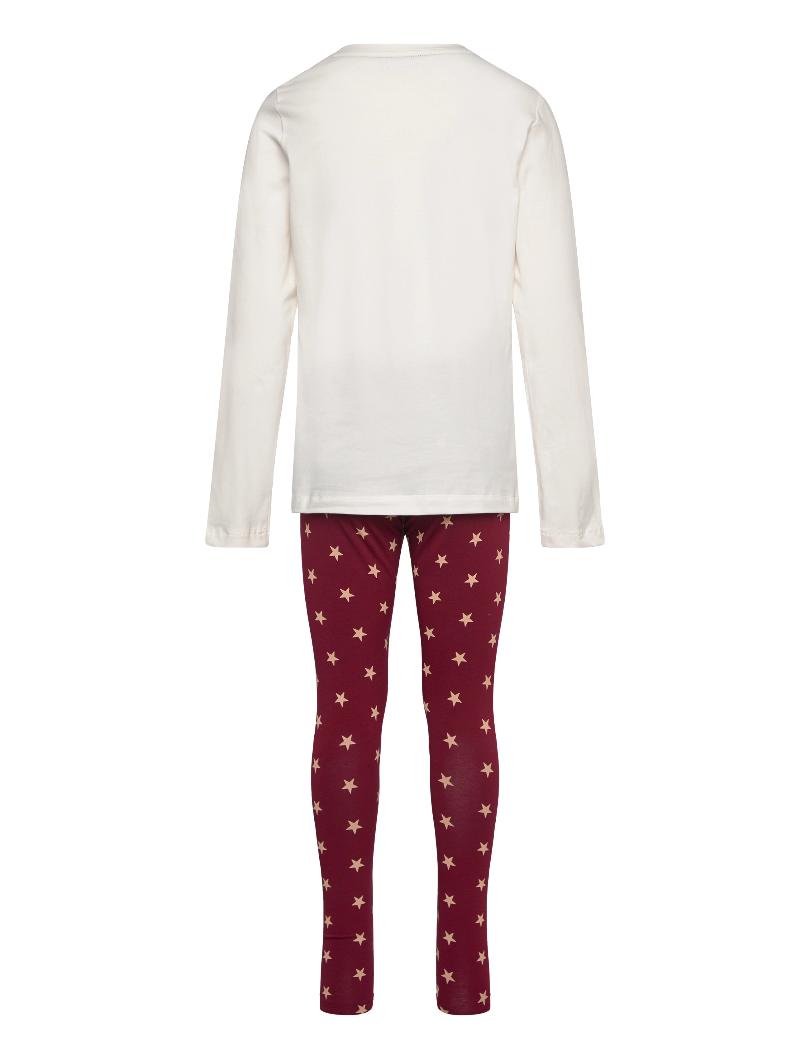Tommy Hilfiger - LS PJ LEGGING PRINT SET - ancient white/ctb star aop - 2
