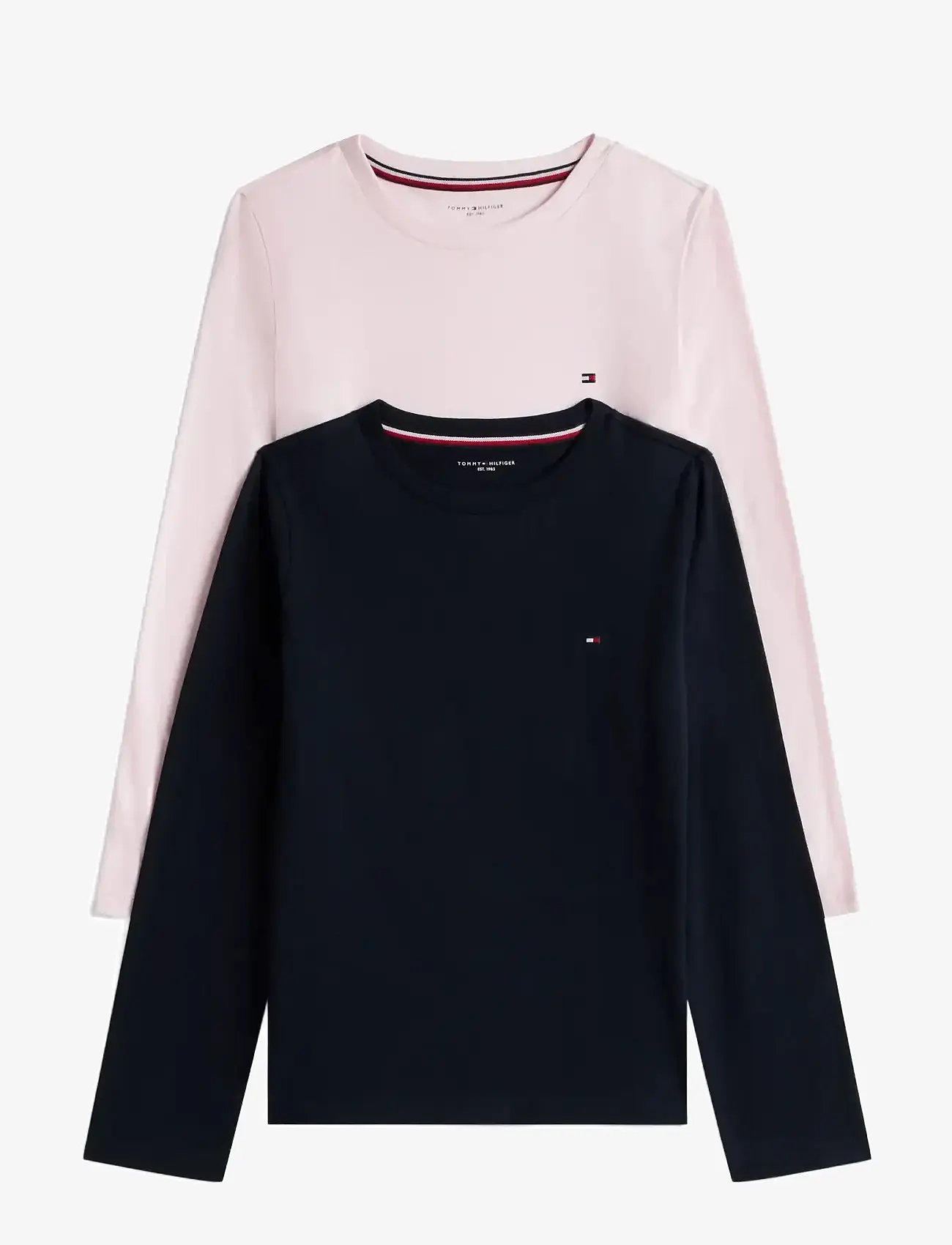 Tommy Hilfiger - 2 PK LS TEE - langärmelig - desert sky/light pink - 1