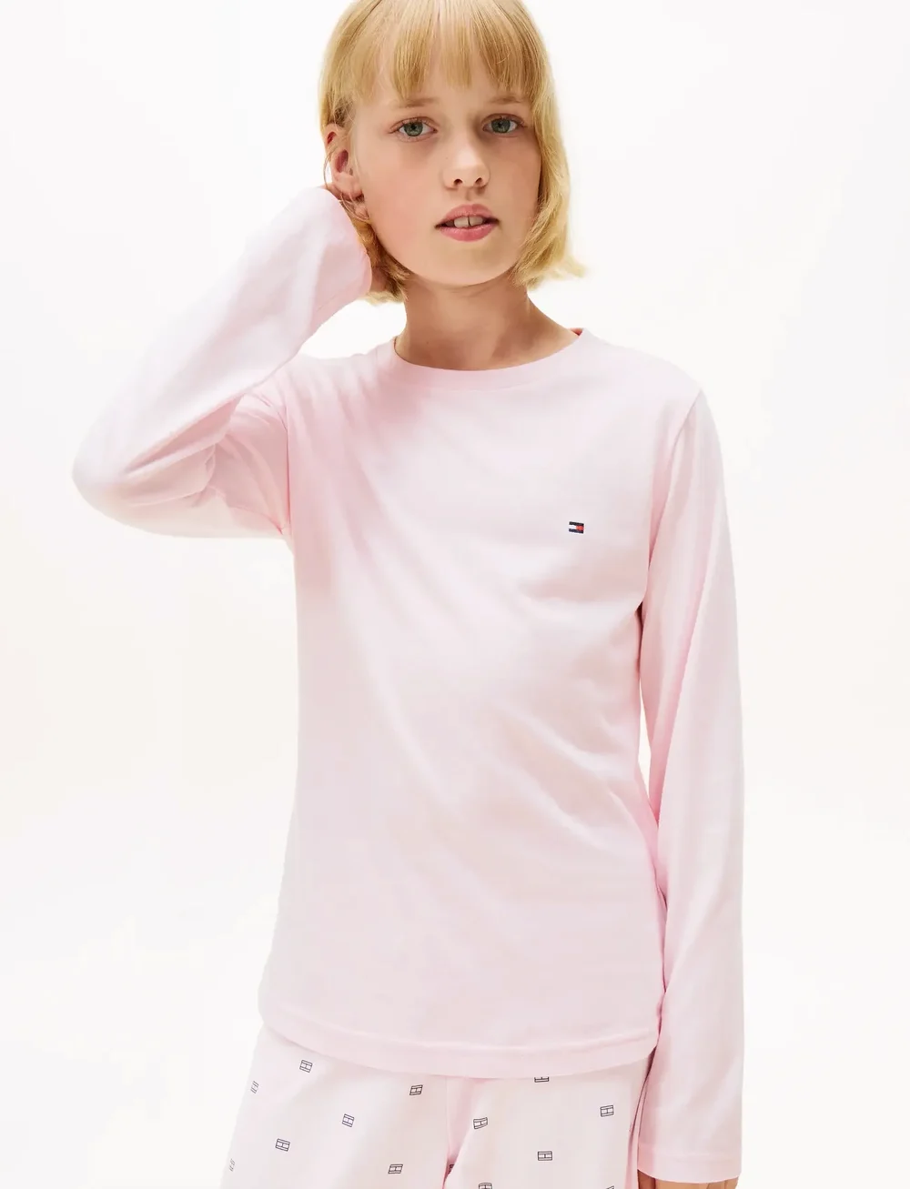 Tommy Hilfiger - 2 PK LS TEE - långärmade t-shirts - desert sky/light pink - 4