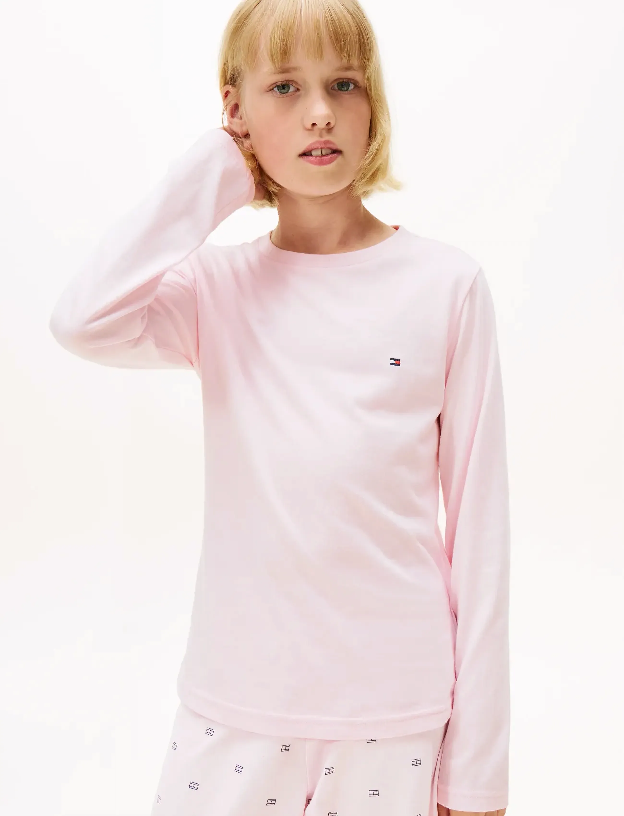Tommy Hilfiger - 2 PK LS TEE - langermede t-skjorter - desert sky/light pink - 4