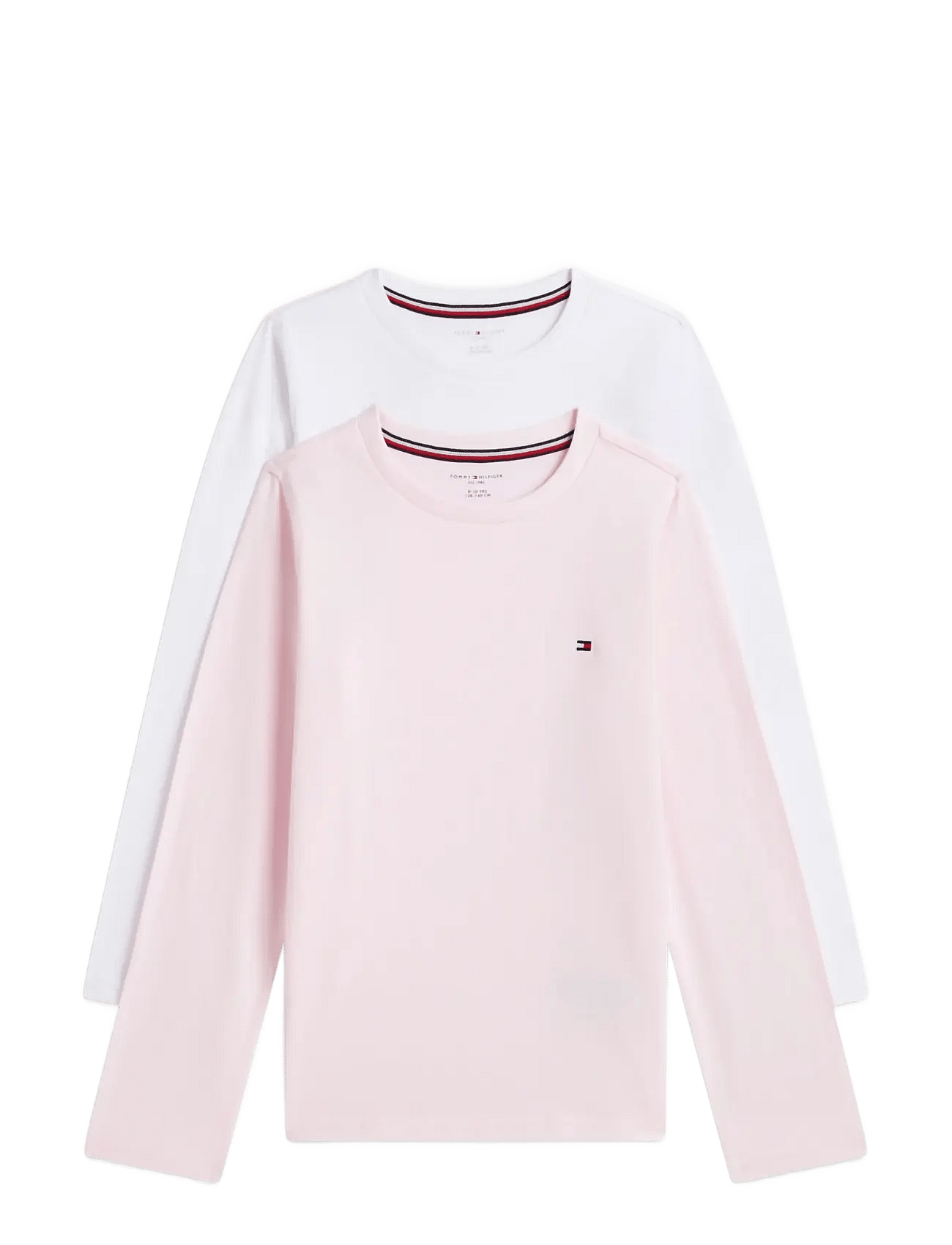 2 PK LS TEE - LIGHT PINK