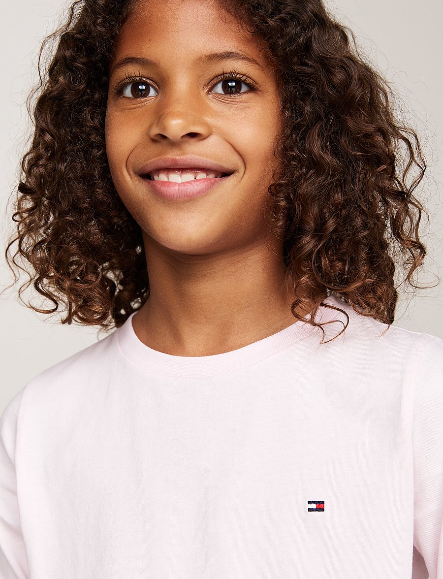 Tommy Hilfiger - 2 PK LS TEE - pikkade varrukatega t-särgid - light pink white - 3