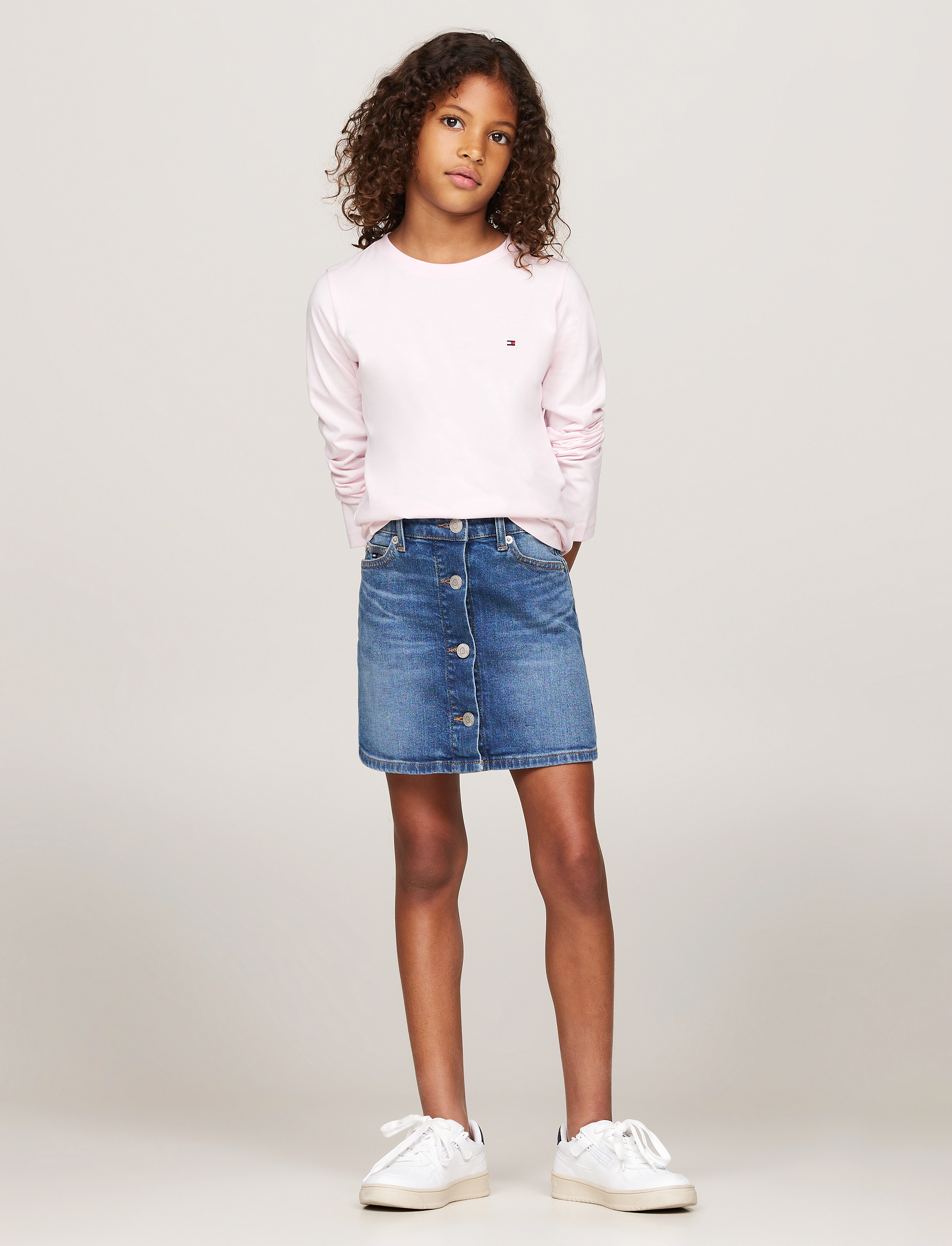 Tommy Hilfiger - 2 PK LS TEE - langärmelige - light pink/white - 3
