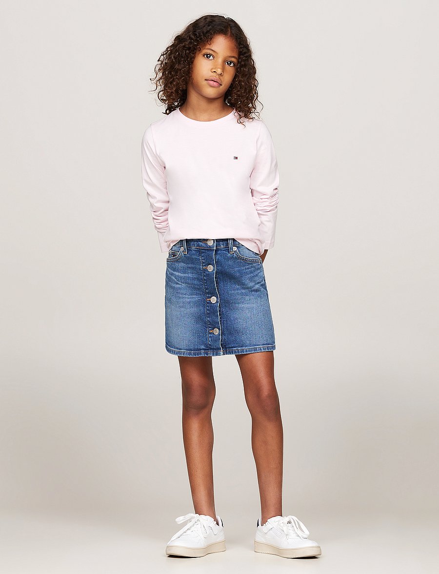 Tommy Hilfiger - 2 PK LS TEE - pikkade varrukatega t-särgid - light pink white - 4