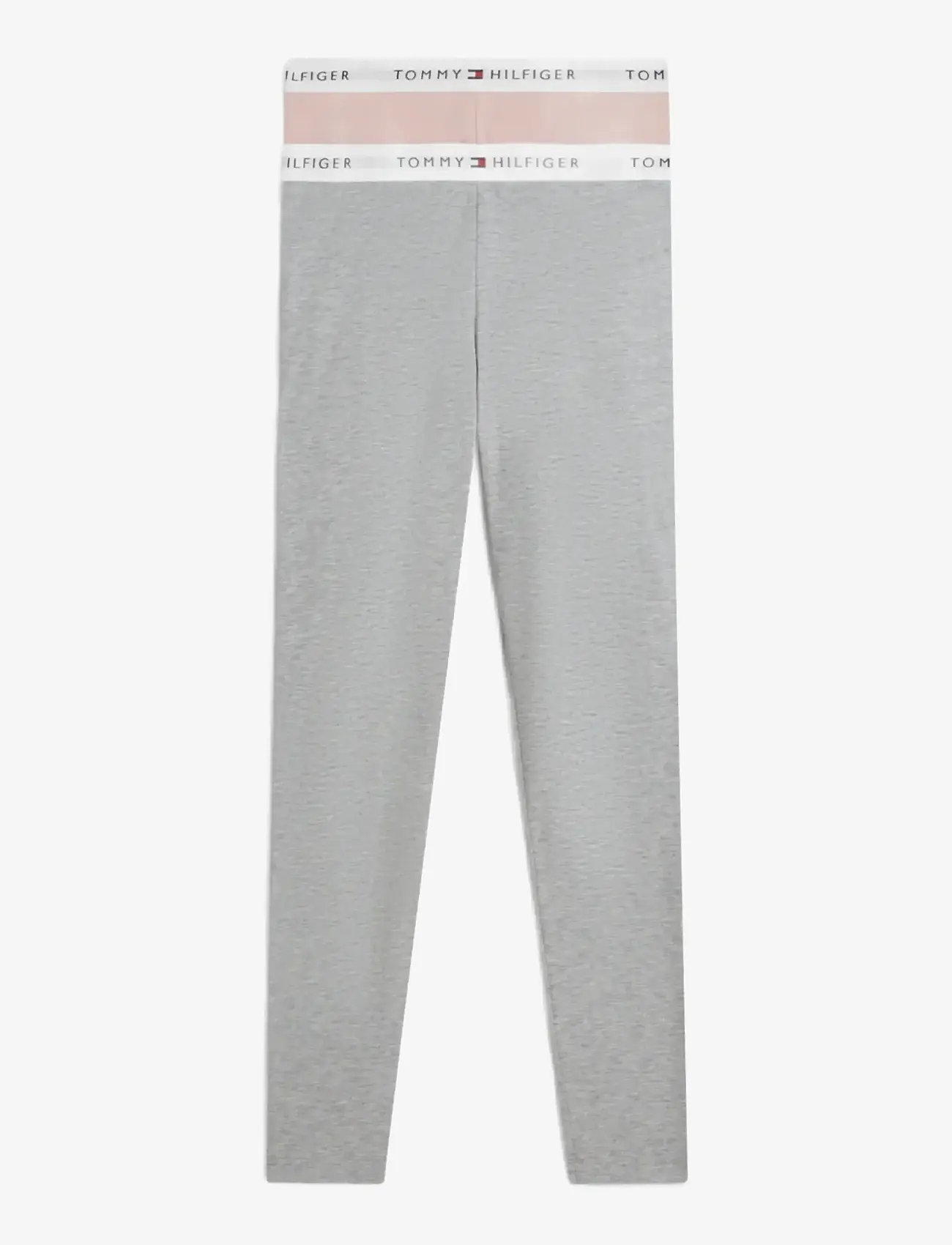 Tommy Hilfiger - 2P LEGGINS - leggings - foggy pink   l gry htr - 1