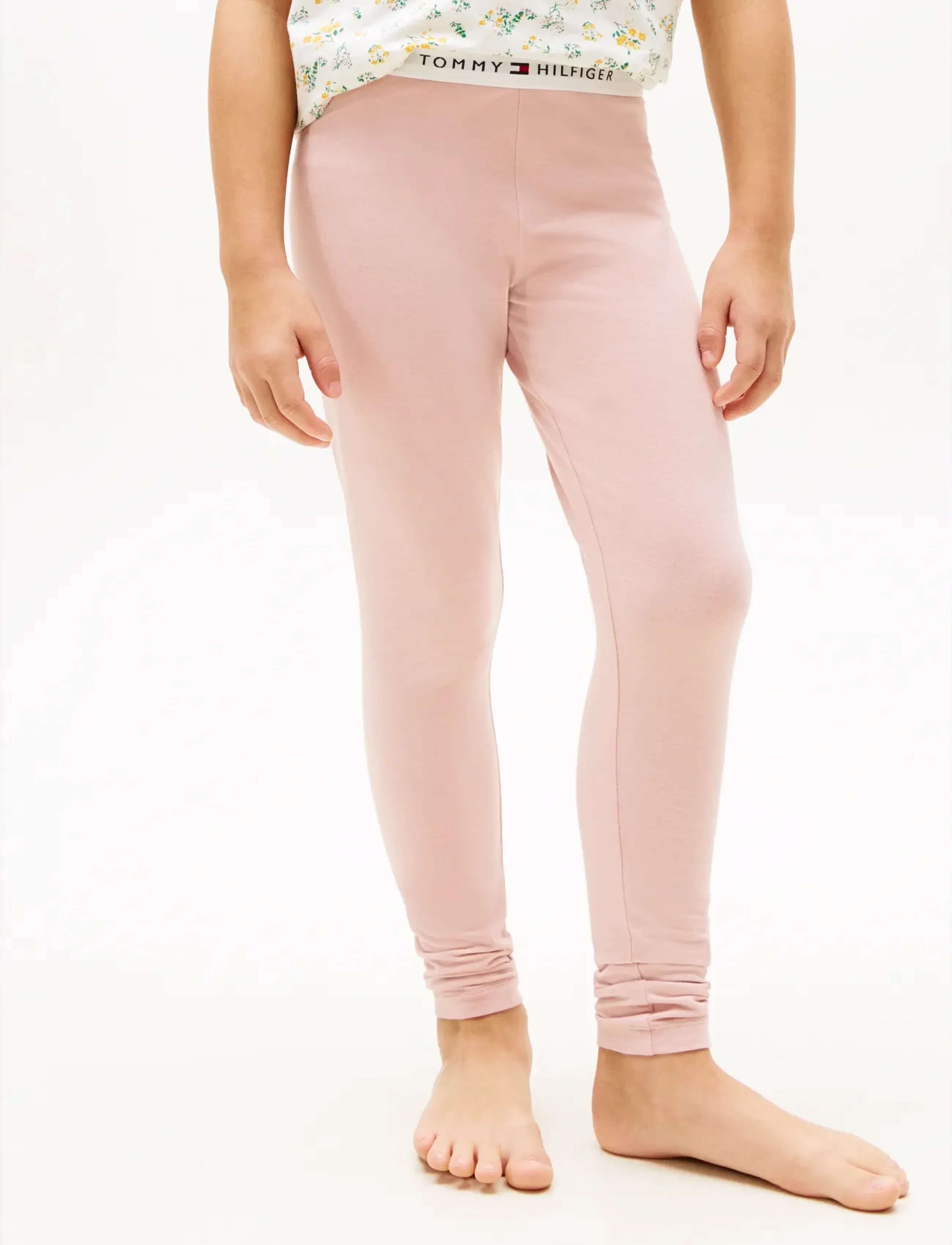 Tommy Hilfiger - 2P LEGGINS - leggings - foggy pink   l gry htr - 3