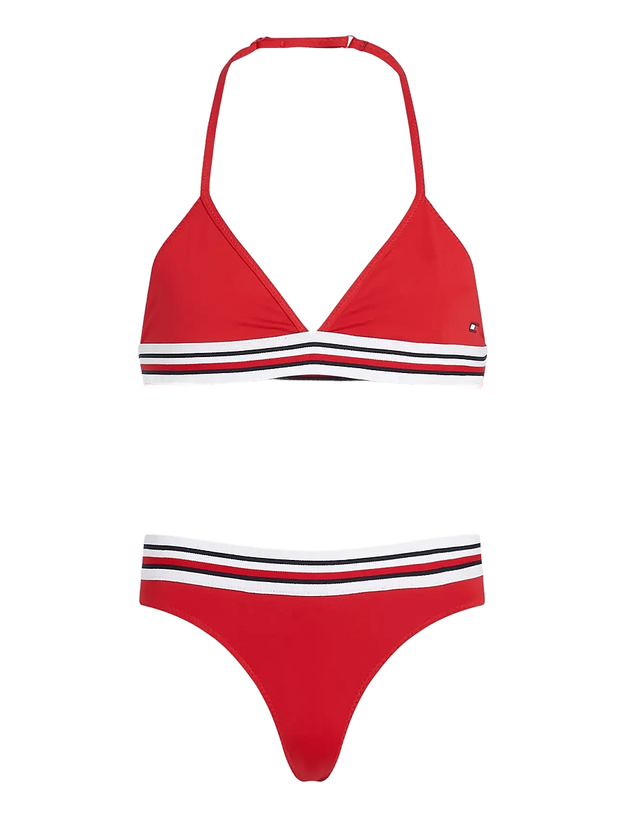 Tommy Hilfiger - TRIANGLE SET - bikinis - primary red - 0