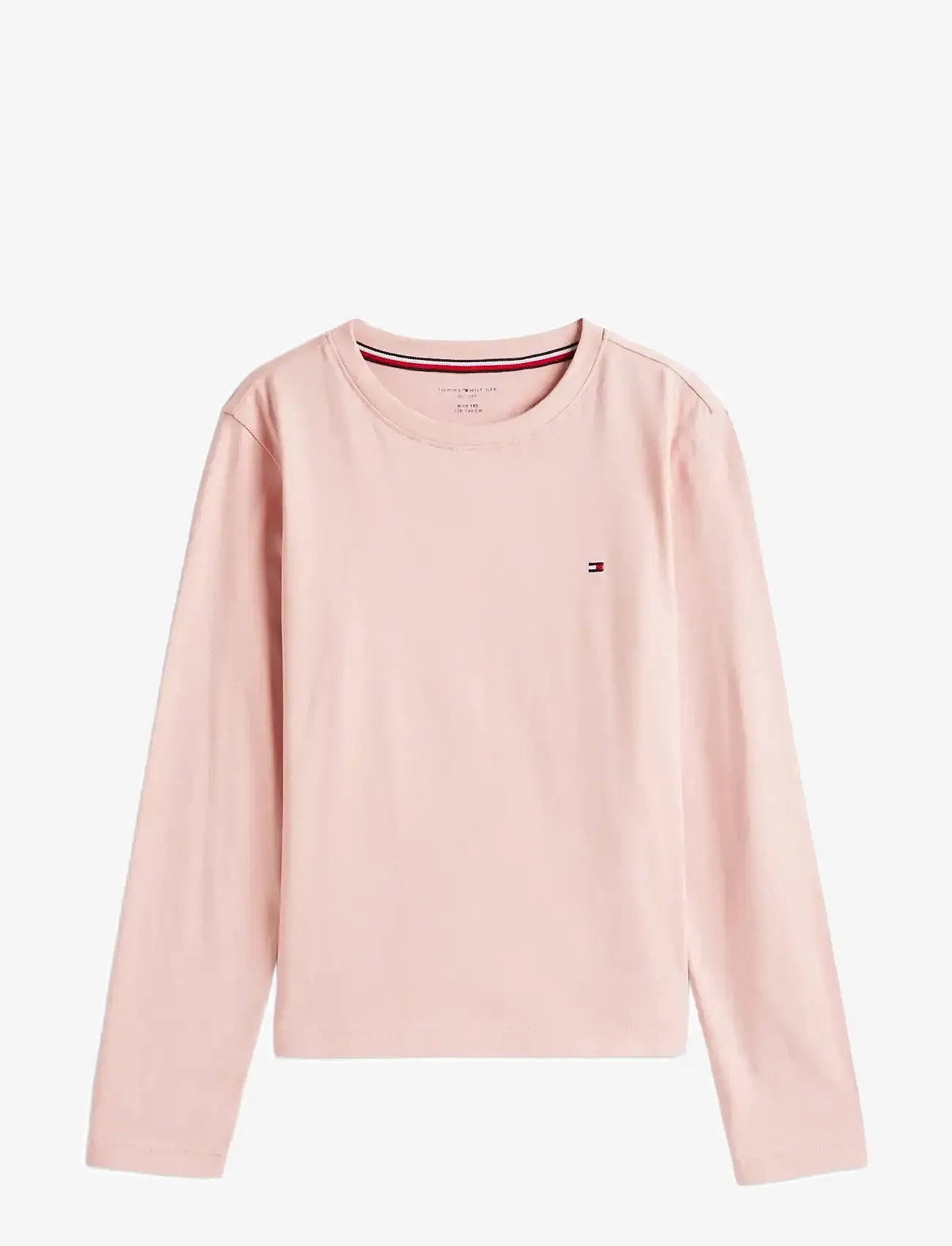 Tommy Hilfiger - LS CUFFED PJ SET - langærmede t-shirts - foggy pink - 1