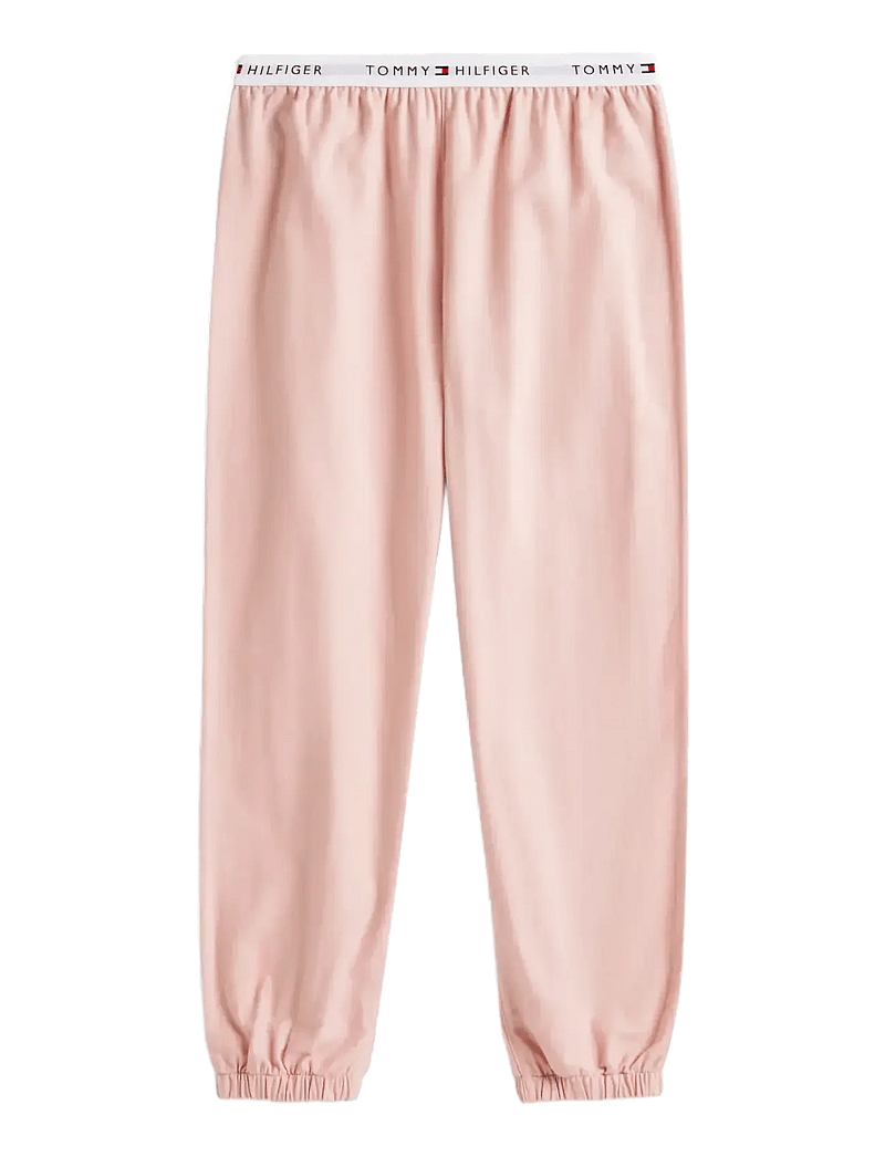 Tommy Hilfiger - LS CUFFED PJ SET - langærmede t-shirts - foggy pink - 2