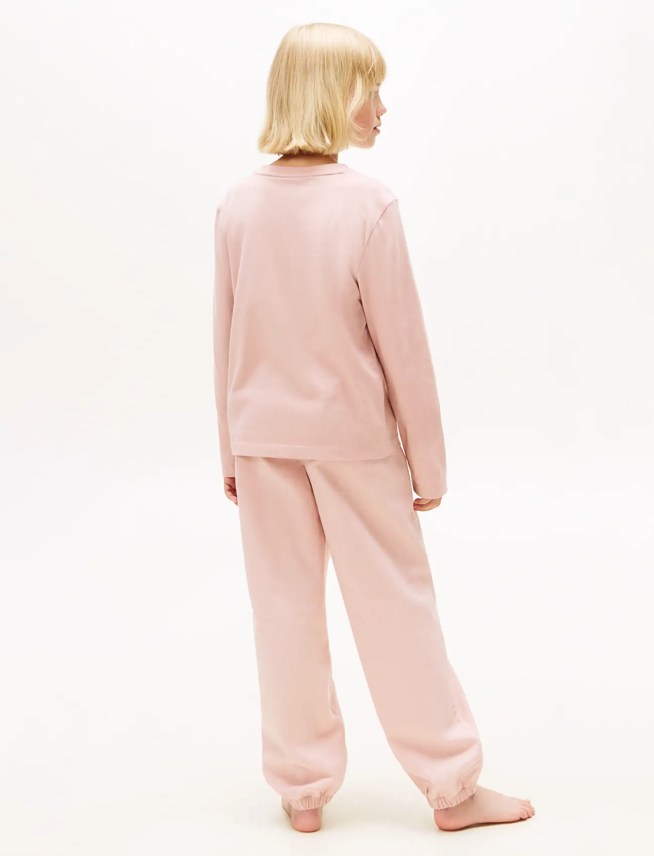 Tommy Hilfiger - LS CUFFED PJ SET - langärmelig - foggy pink - 5