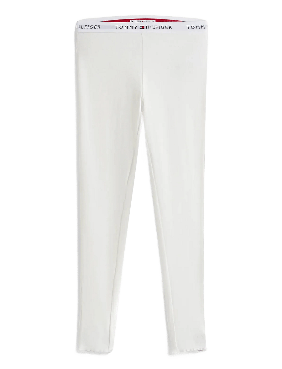 Tommy Hilfiger - POINTELLE LS PJ SET GIFTING - pyjamasset - ecru - 2