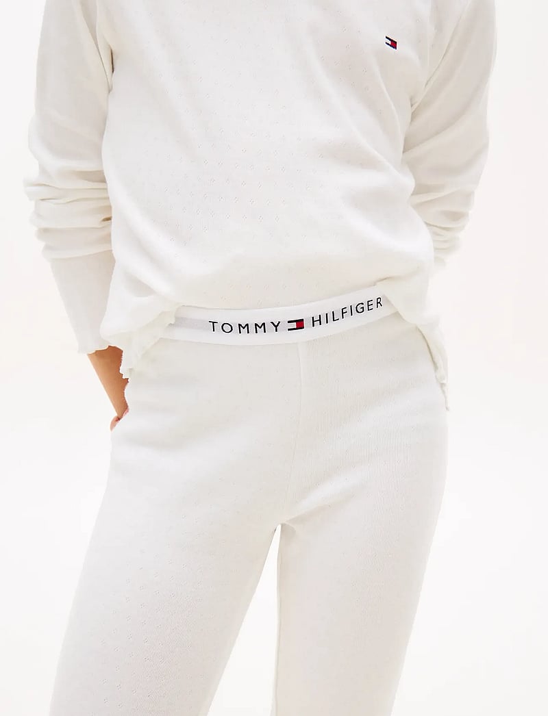 Tommy Hilfiger - POINTELLE LS PJ SET GIFTING - pyjama-sets - ecru - 5