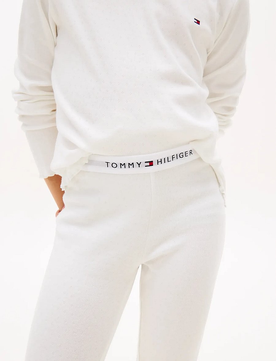 Tommy Hilfiger - POINTELLE LS PJ SET GIFTING - pyjamasset - ecru - 5