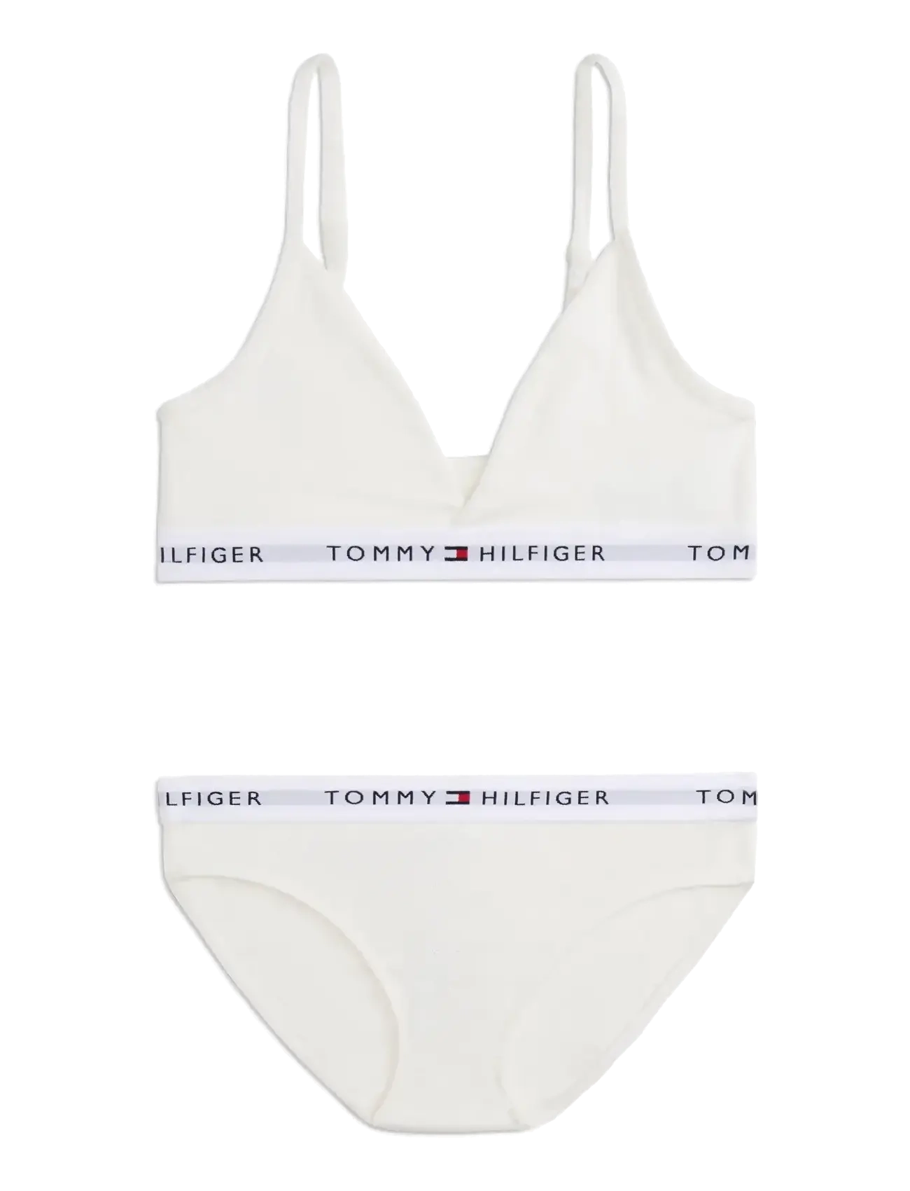 Tommy Hilfiger POINTELLE BRA & BIKINI GIFT SET - Undertøjssæt - ECRU / white