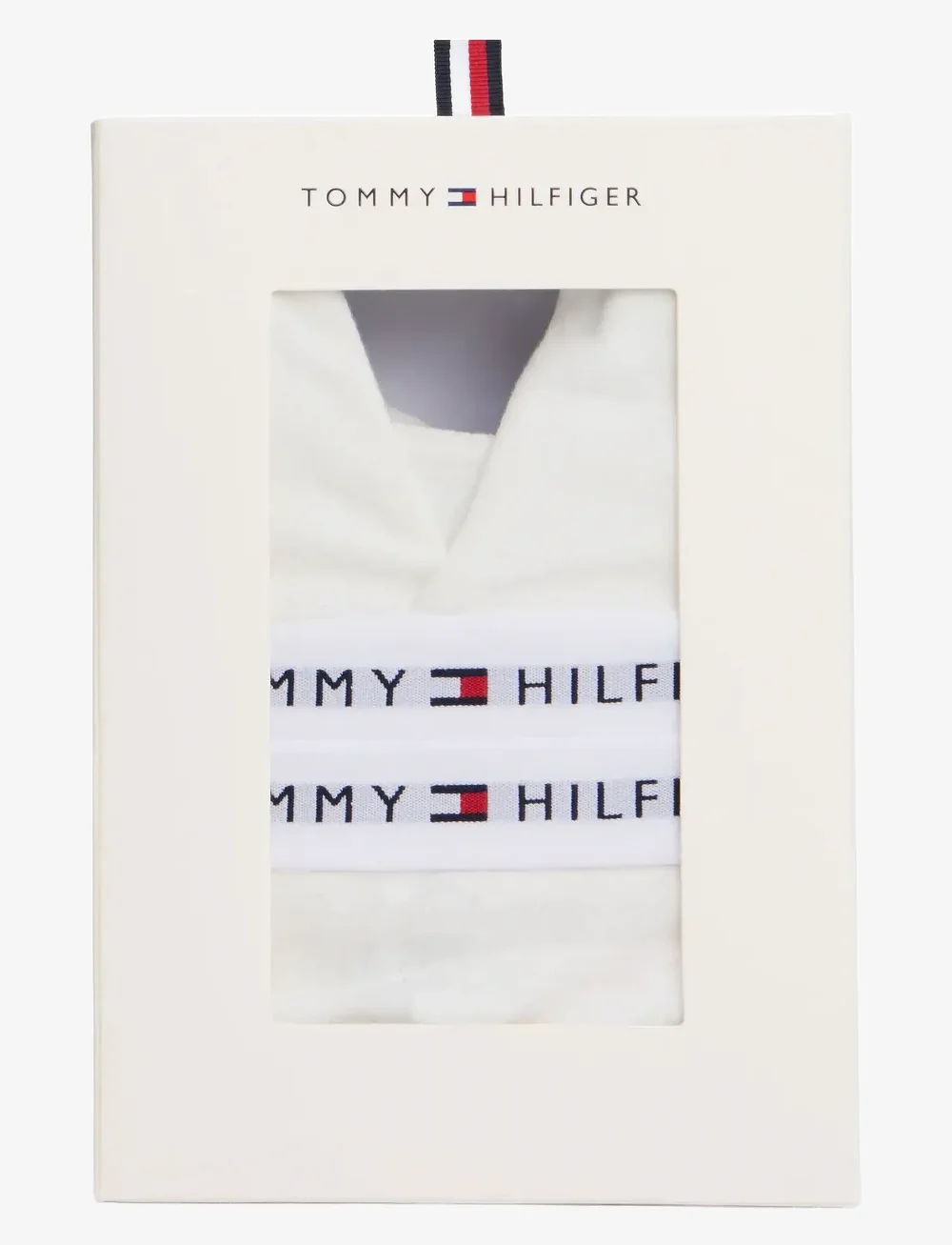 Tommy Hilfiger - POINTELLE BRA & BIKINI GIFT SET - underklädesset - ecru - 2