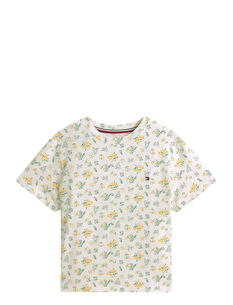 Tommy Hilfiger - SS PJ SET - pyjama-sets - traditional floral ecru - 2
