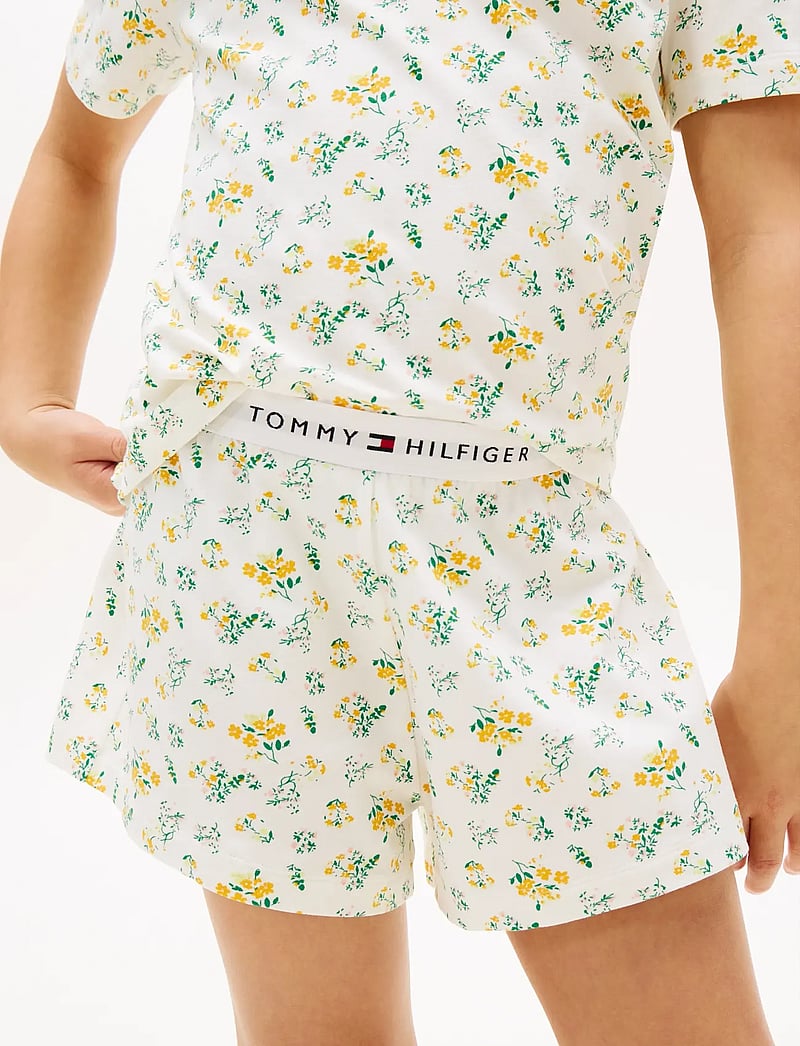 Tommy Hilfiger - SS PJ SET - pyjama-sets - traditional floral ecru - 4