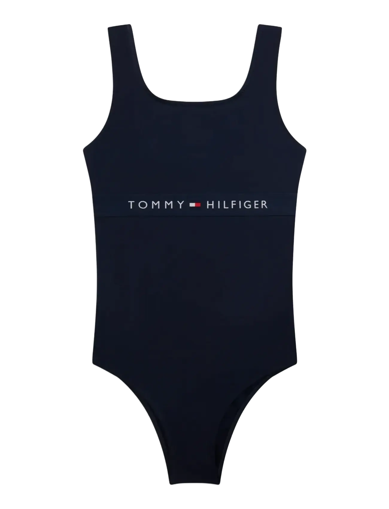 Tommy Hilfiger SQUARE NECK ONE PIECE - Deals - DARK NIGHT NAVY / navy