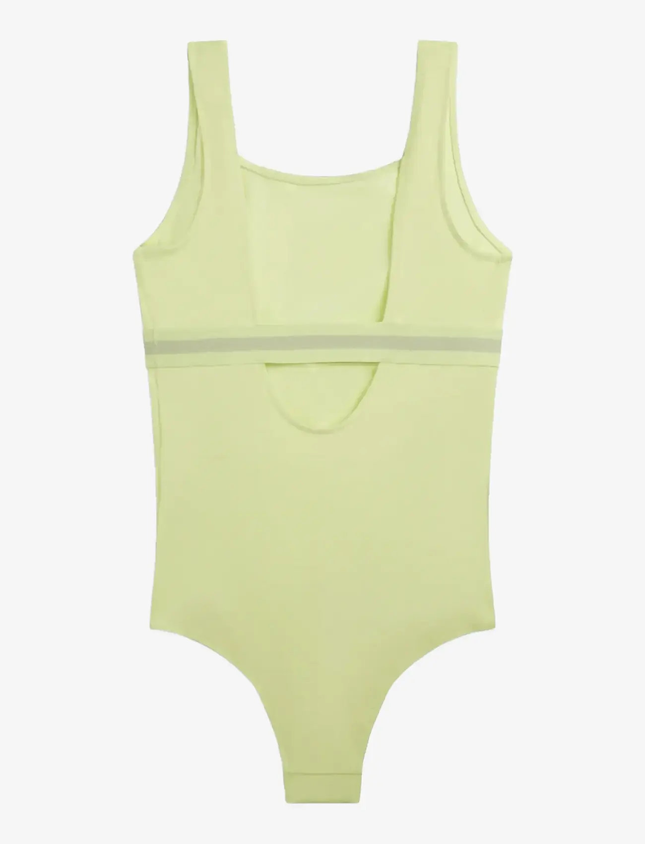 Tommy Hilfiger - SQUARE NECK ONE PIECE - badedragter - faded fluro - 1