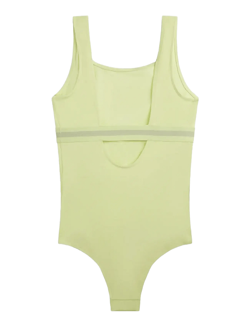 Tommy Hilfiger - SQUARE NECK ONE PIECE - badeanzüge - faded fluro - 1