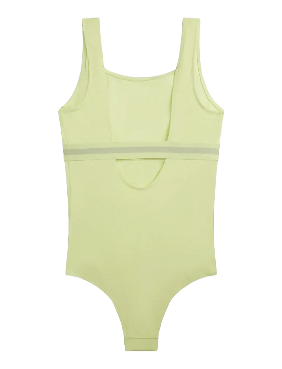 Tommy Hilfiger - SQUARE NECK ONE PIECE - badeanzüge - faded fluro - 1