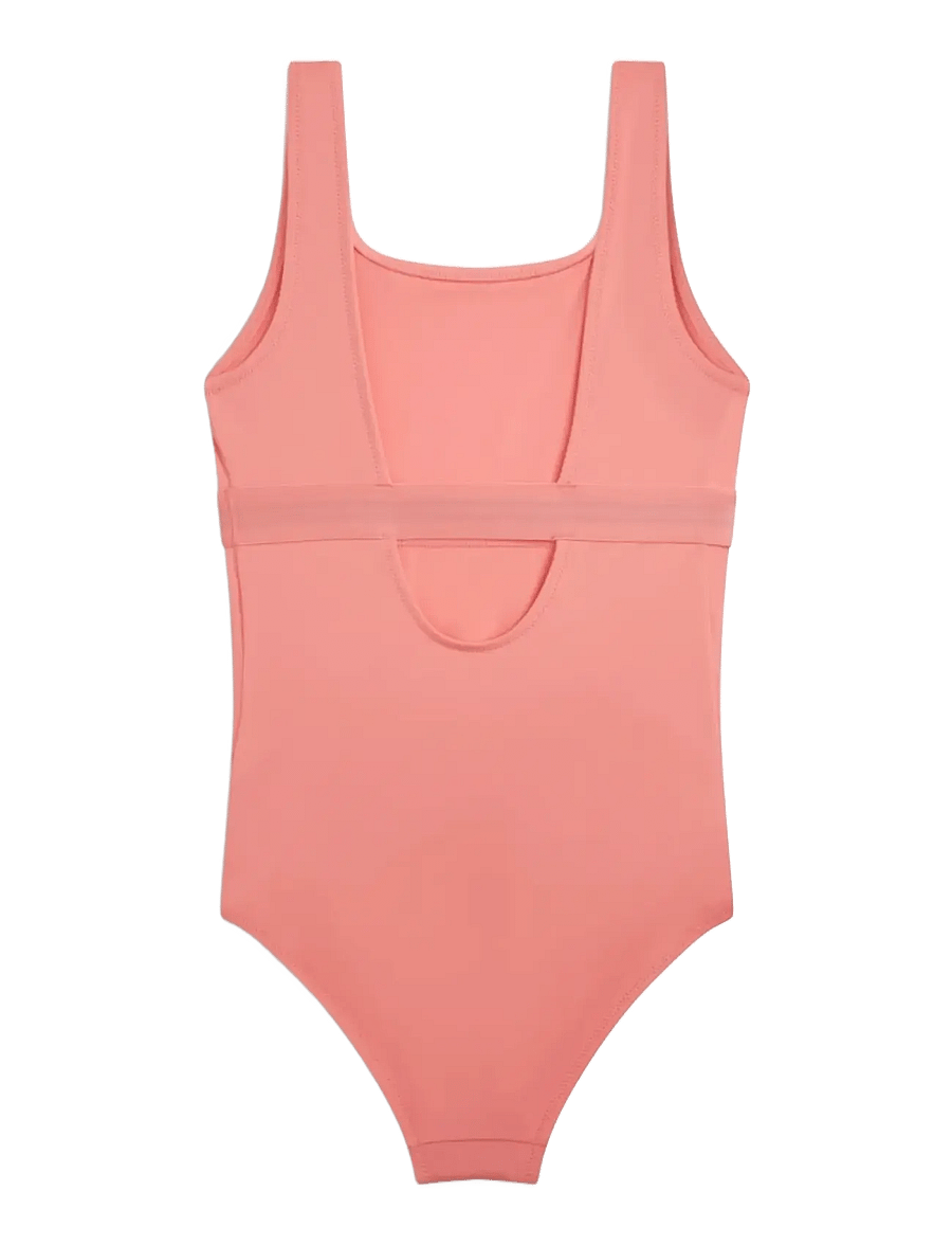 Tommy Hilfiger - SQUARE NECK ONE PIECE - badeanzüge - tropical blush - 1